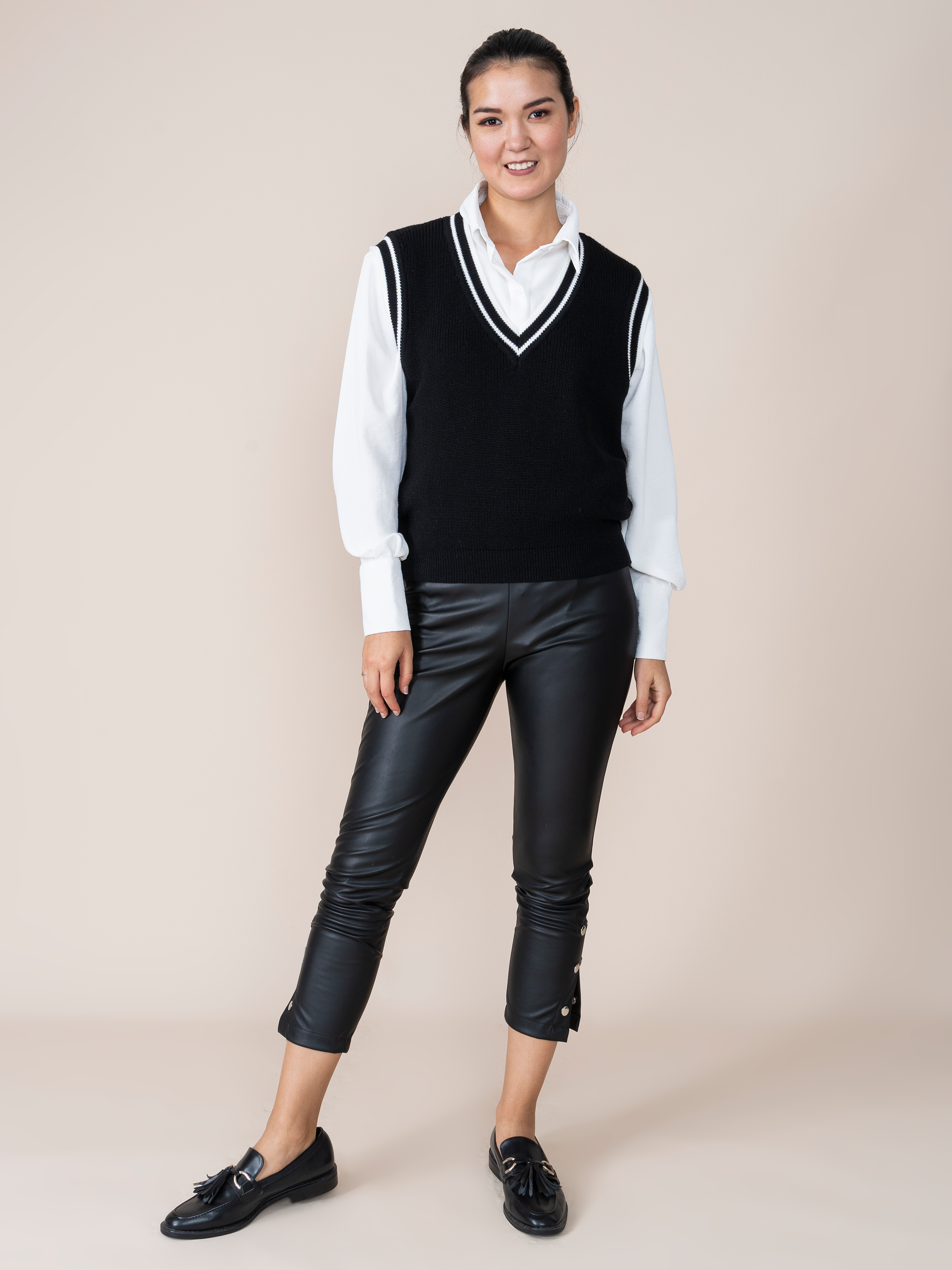 Beige Laia Woven Vest