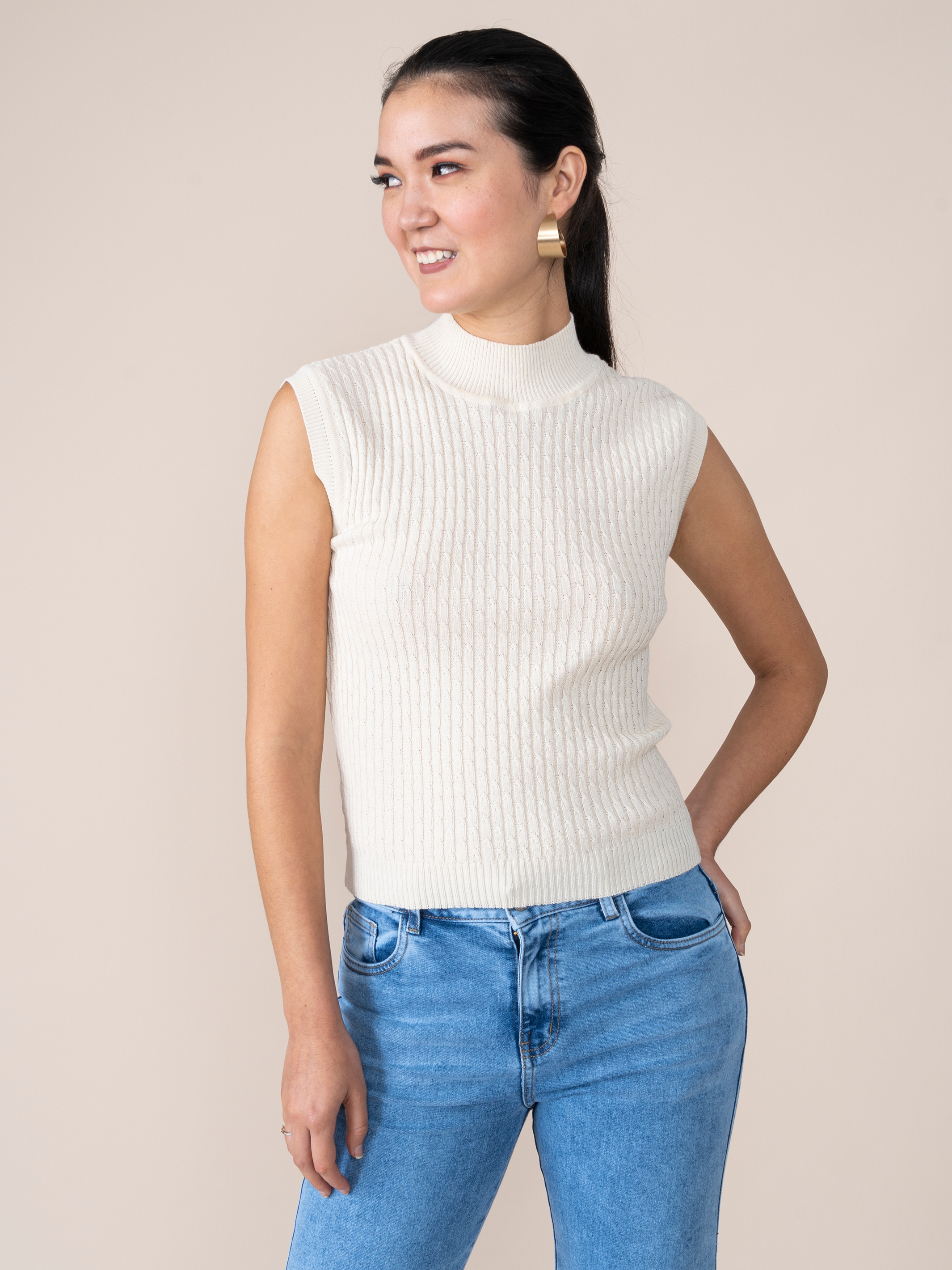 Polo Tejido Tati Beige