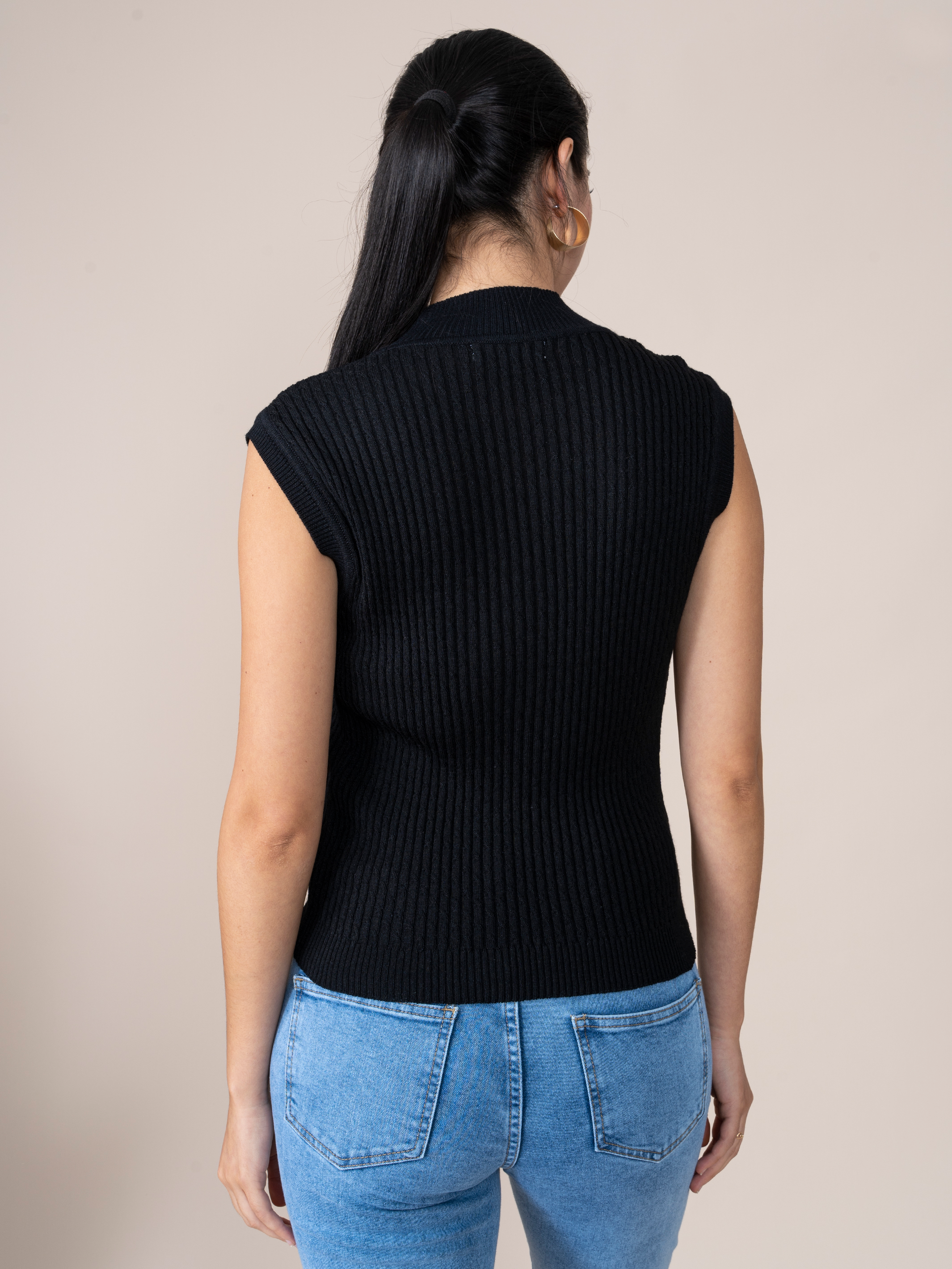 Polo Tejido Tati Negro