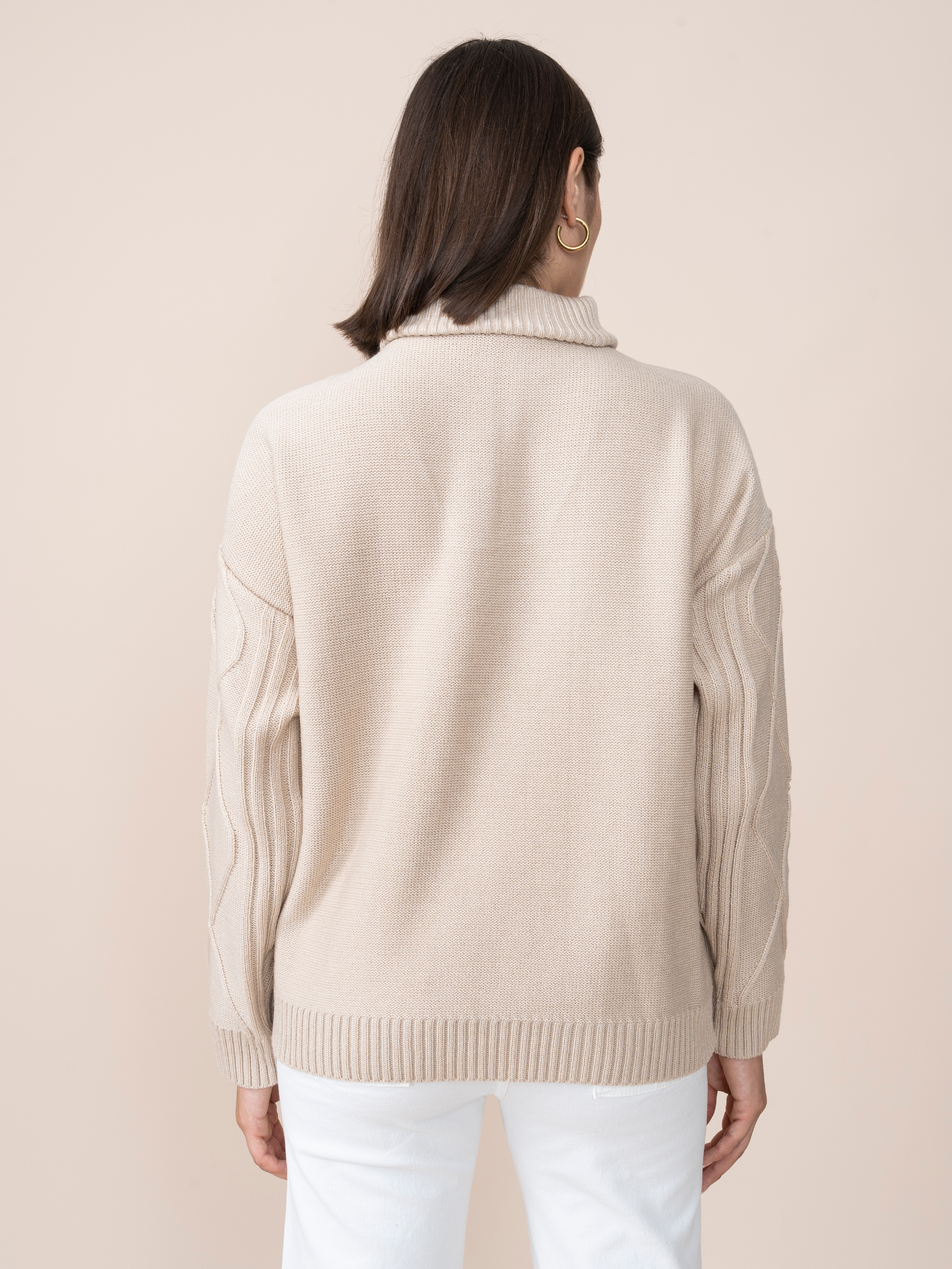 Chompa Tejida Cynthia Beige