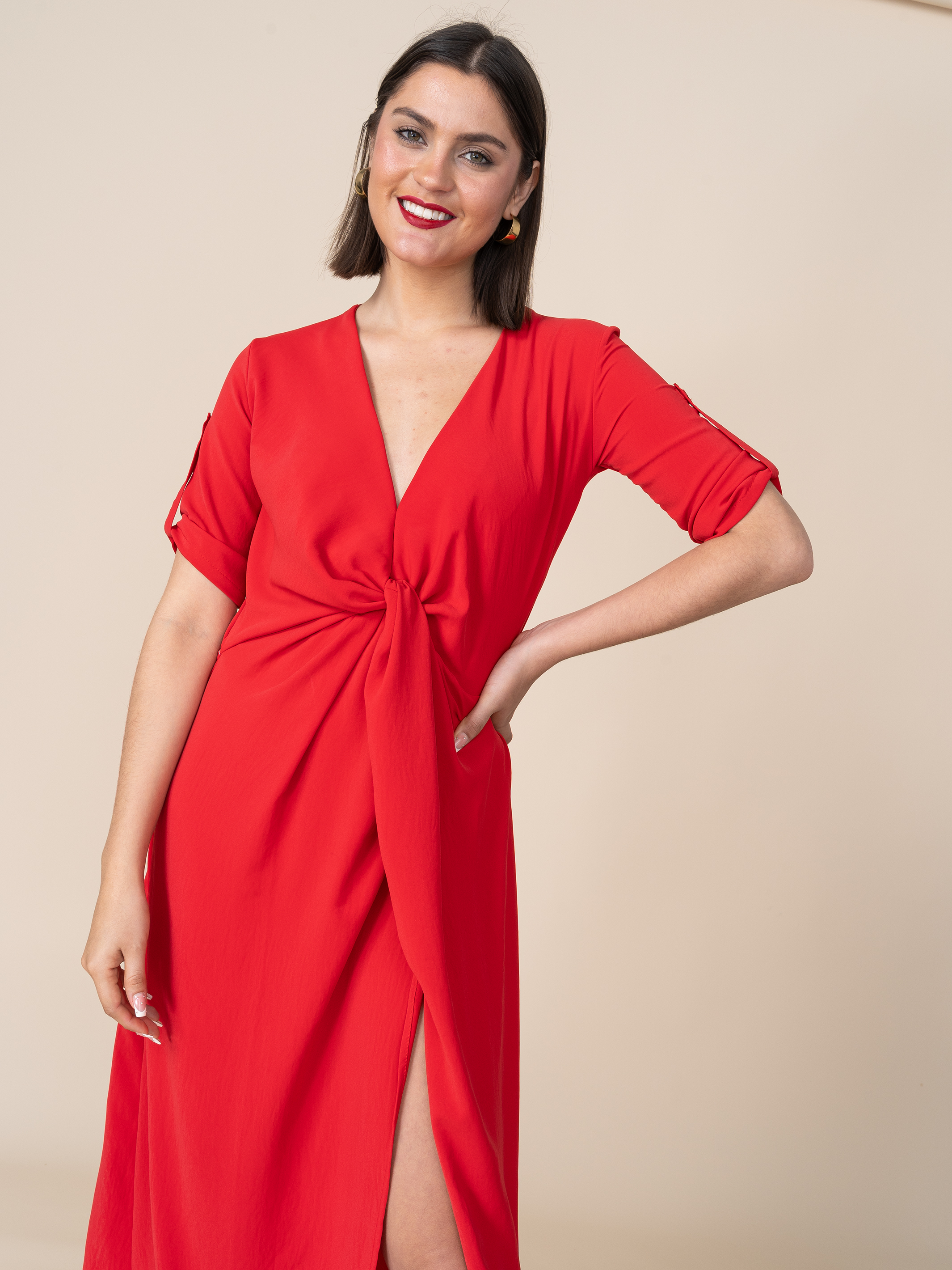 Vestido Pilar Rojo