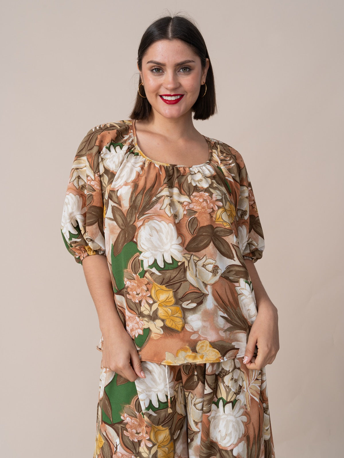 Conjunto Moza Flores
