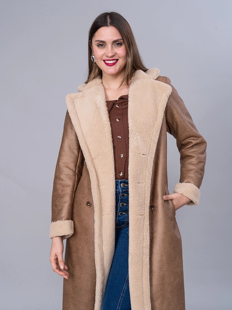 Abrigo Noelia Camel - Saco de La Matier