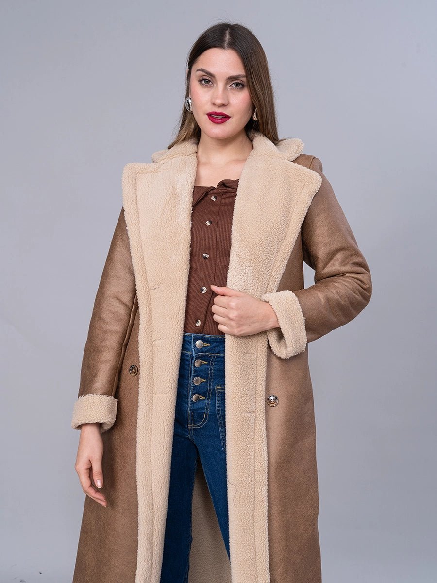 Abrigo Noelia Camel - Saco de La Matier