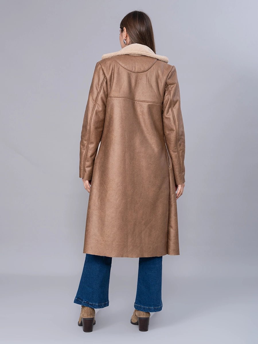 Abrigo Noelia Camel - Saco de La Matier