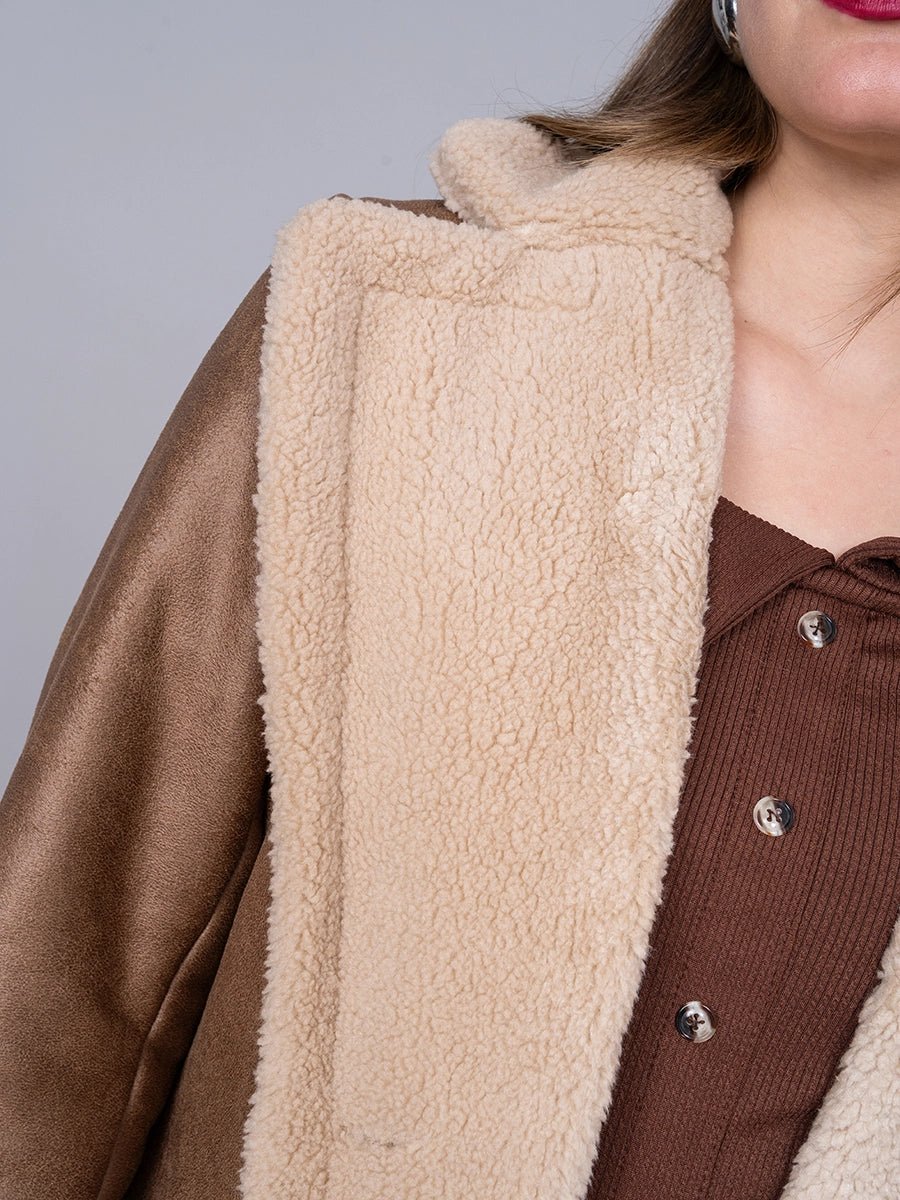 Abrigo Noelia Camel - Saco de La Matier