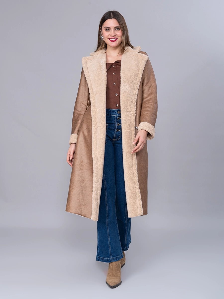 Abrigo Noelia Camel - Saco de La Matier