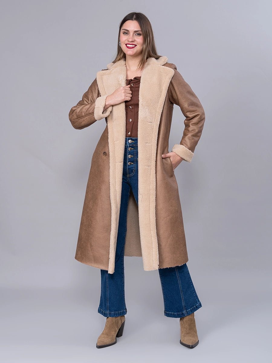 Abrigo Noelia Camel - Saco de La Matier