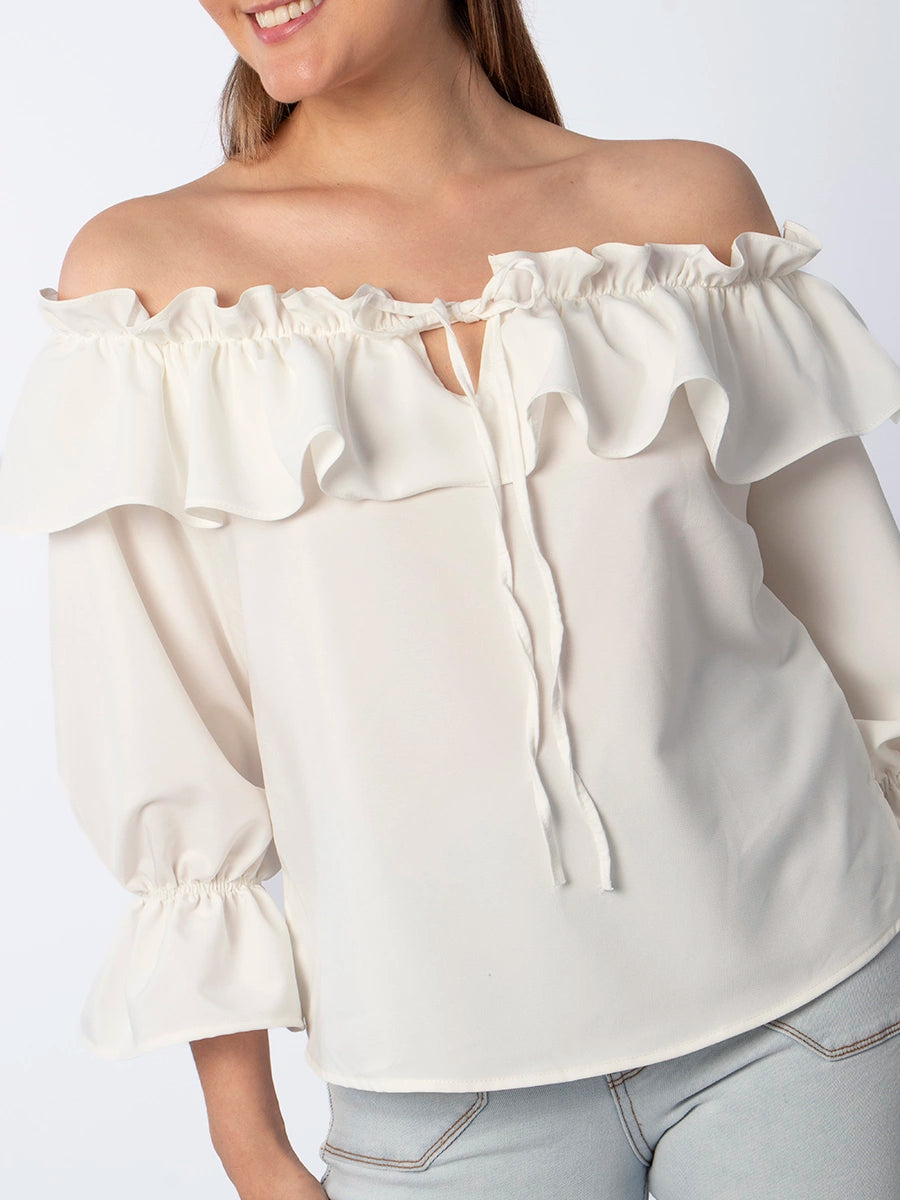Blusa Lorena Blanca