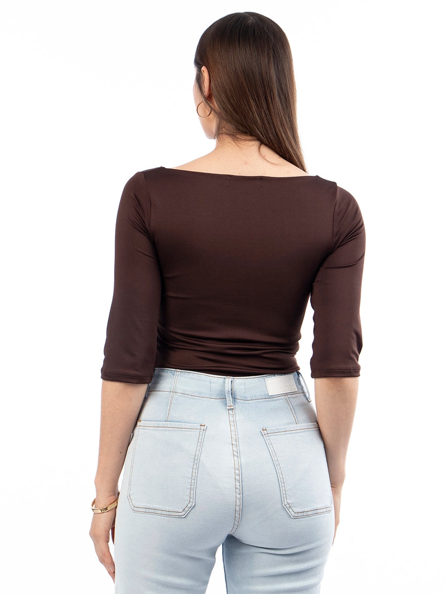 Body Básico Marrón