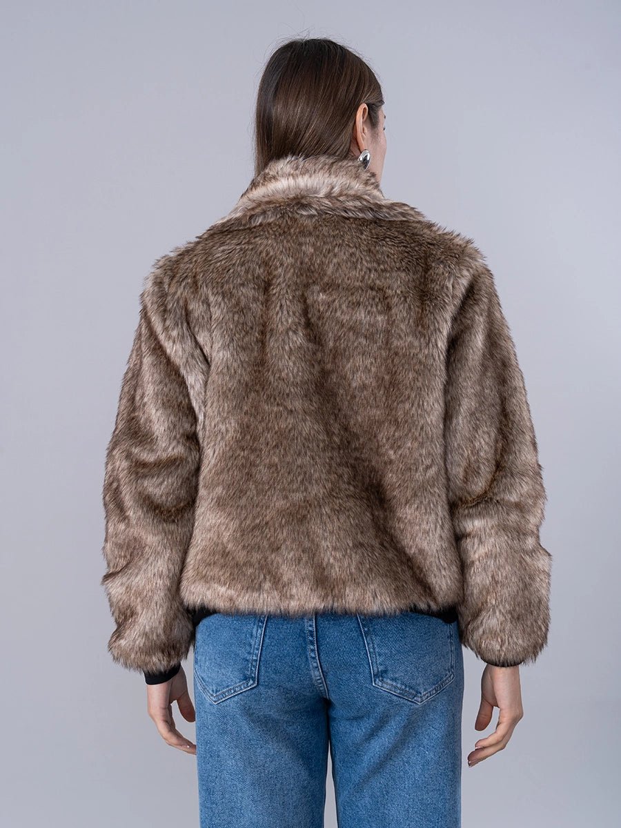 Casaca Fur Caramelo - Casaca de La Matier
