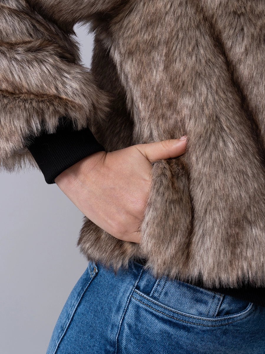 Casaca Fur Caramelo - Casaca de La Matier