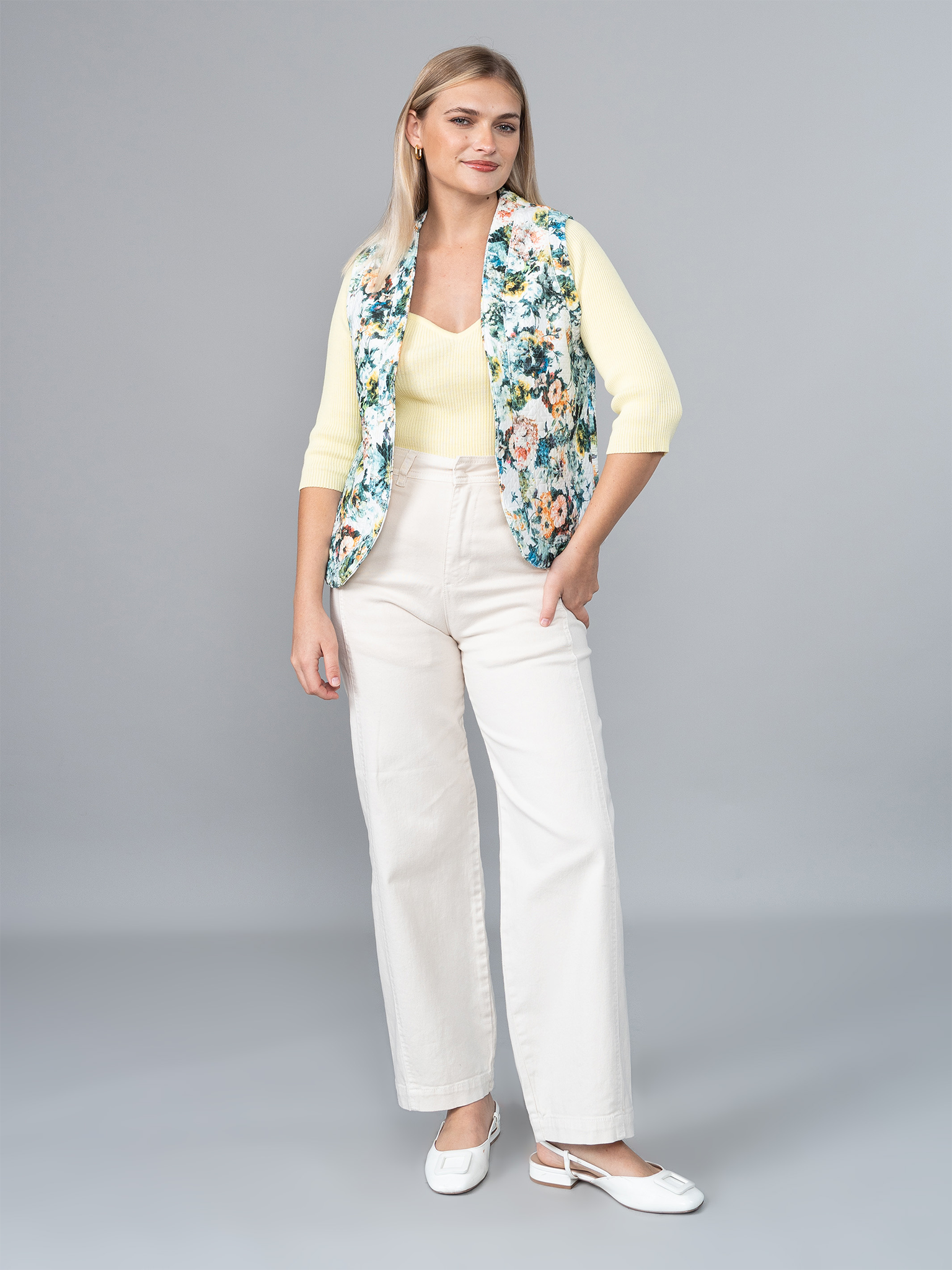 Chaleco Anastasia Estampado Verde en Samira