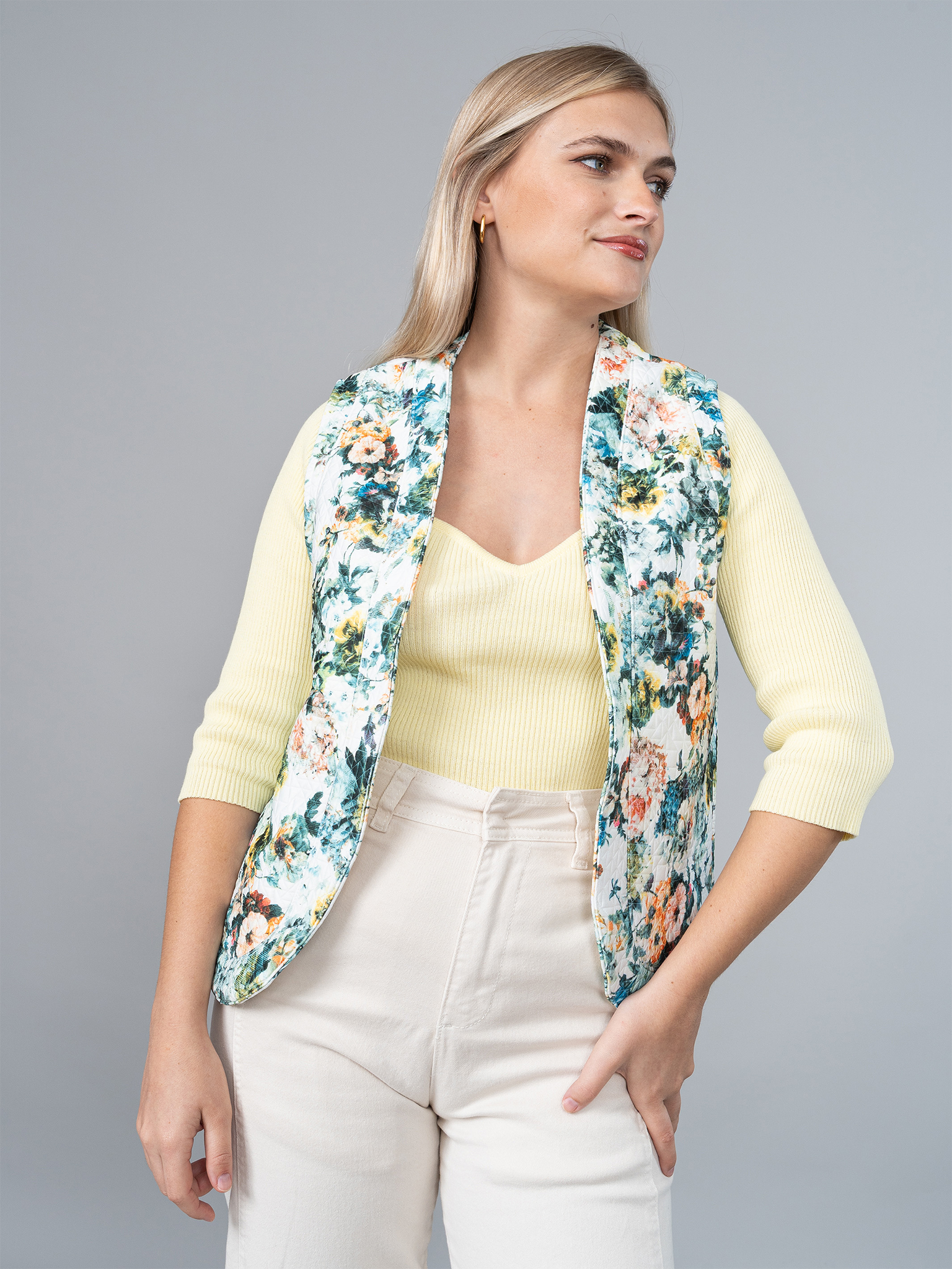 Chaleco Anastasia Estampado Verde en Samira