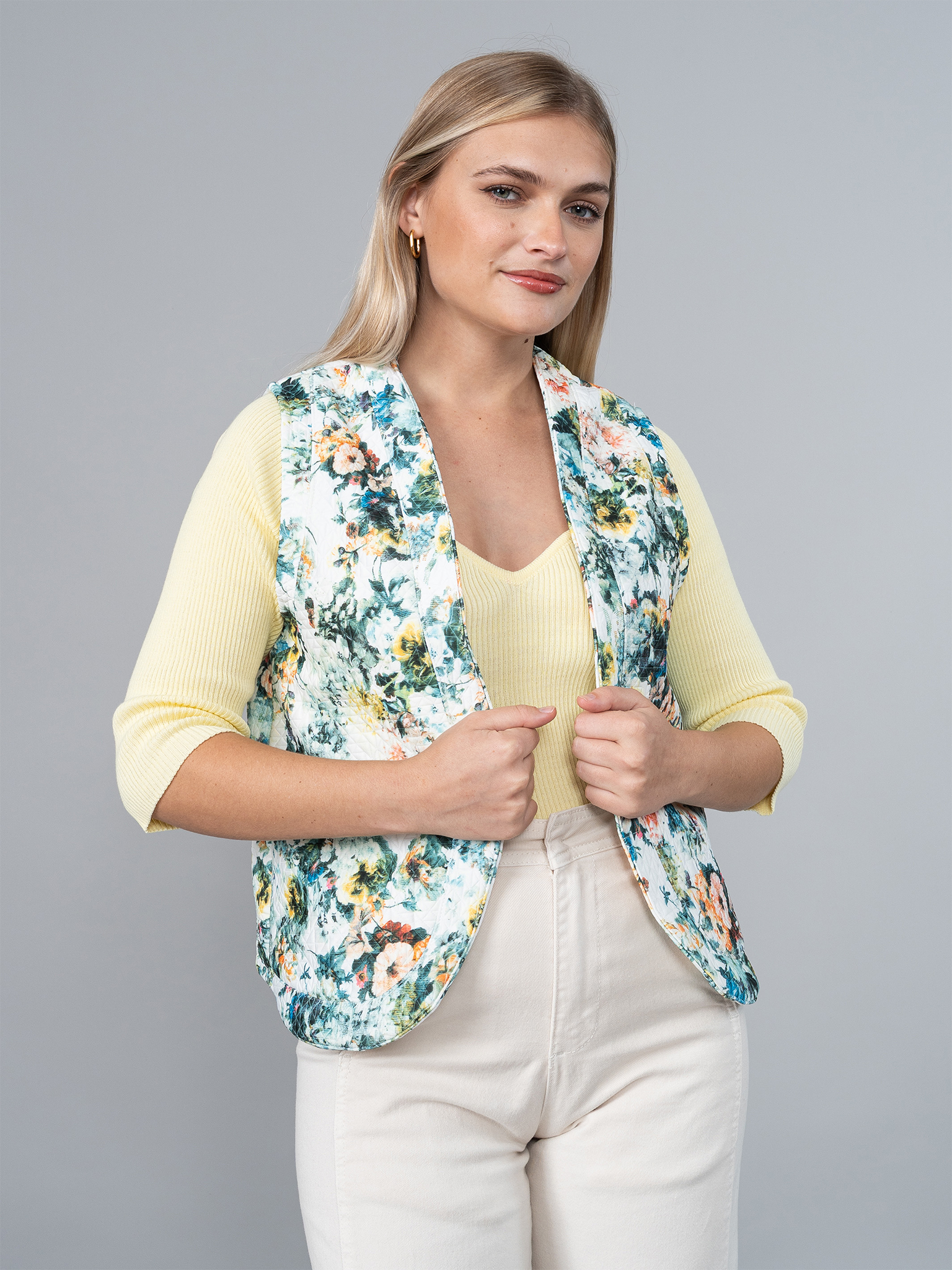 Chaleco Anastasia Estampado Verde en Samira
