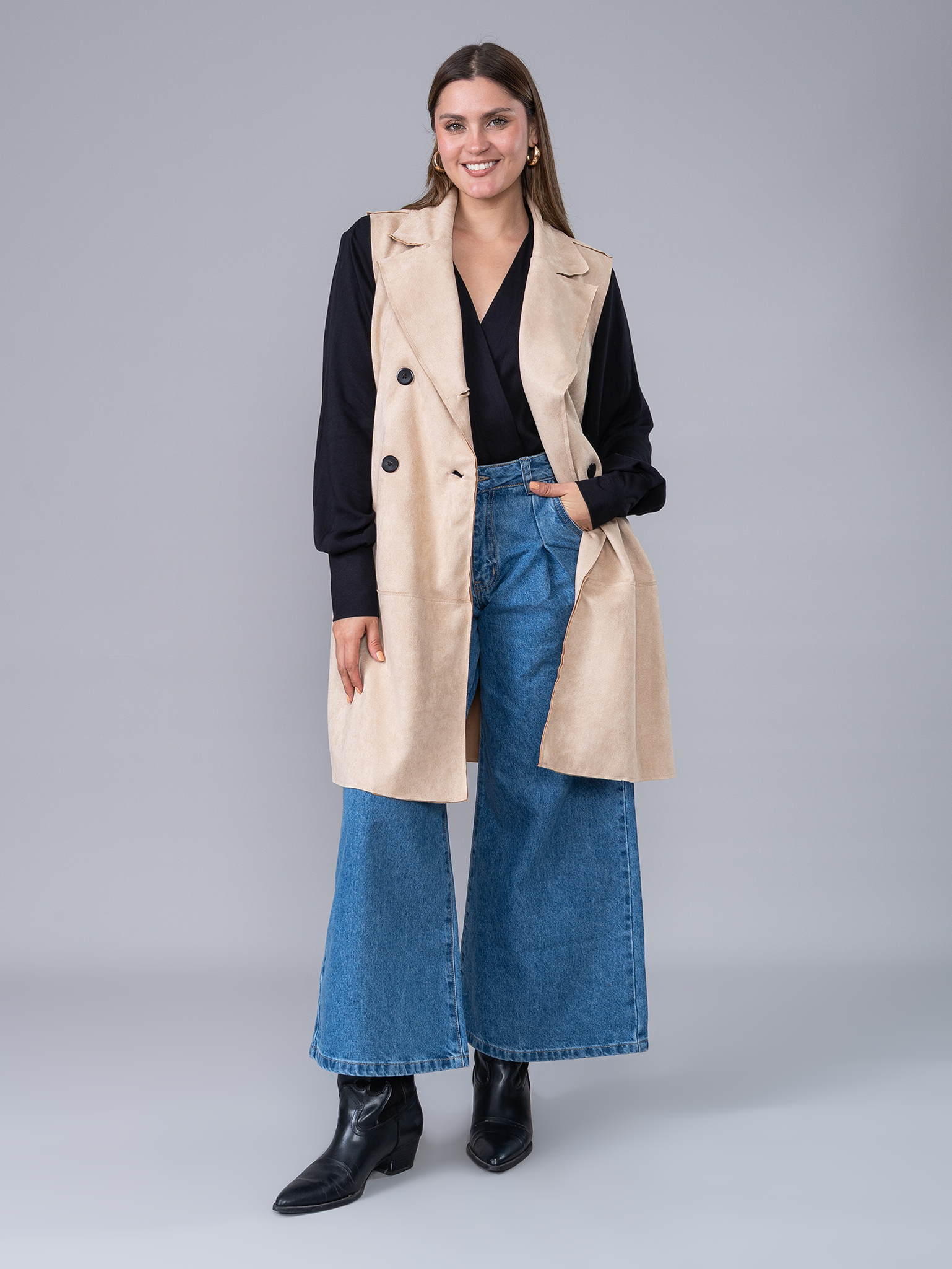 Chaleco Patricia Beige 2.0