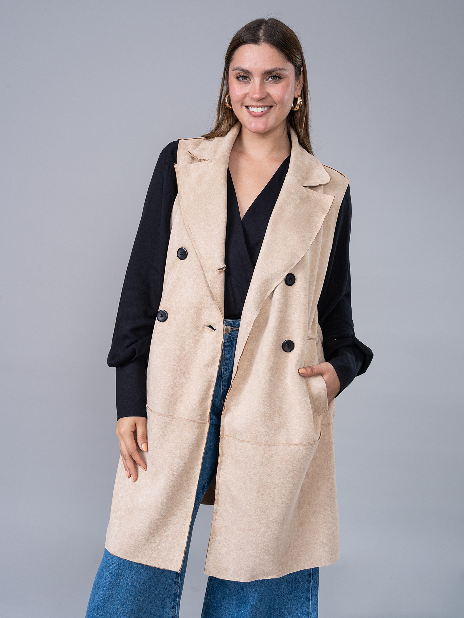 Chaleco Patricia Beige 2.0
