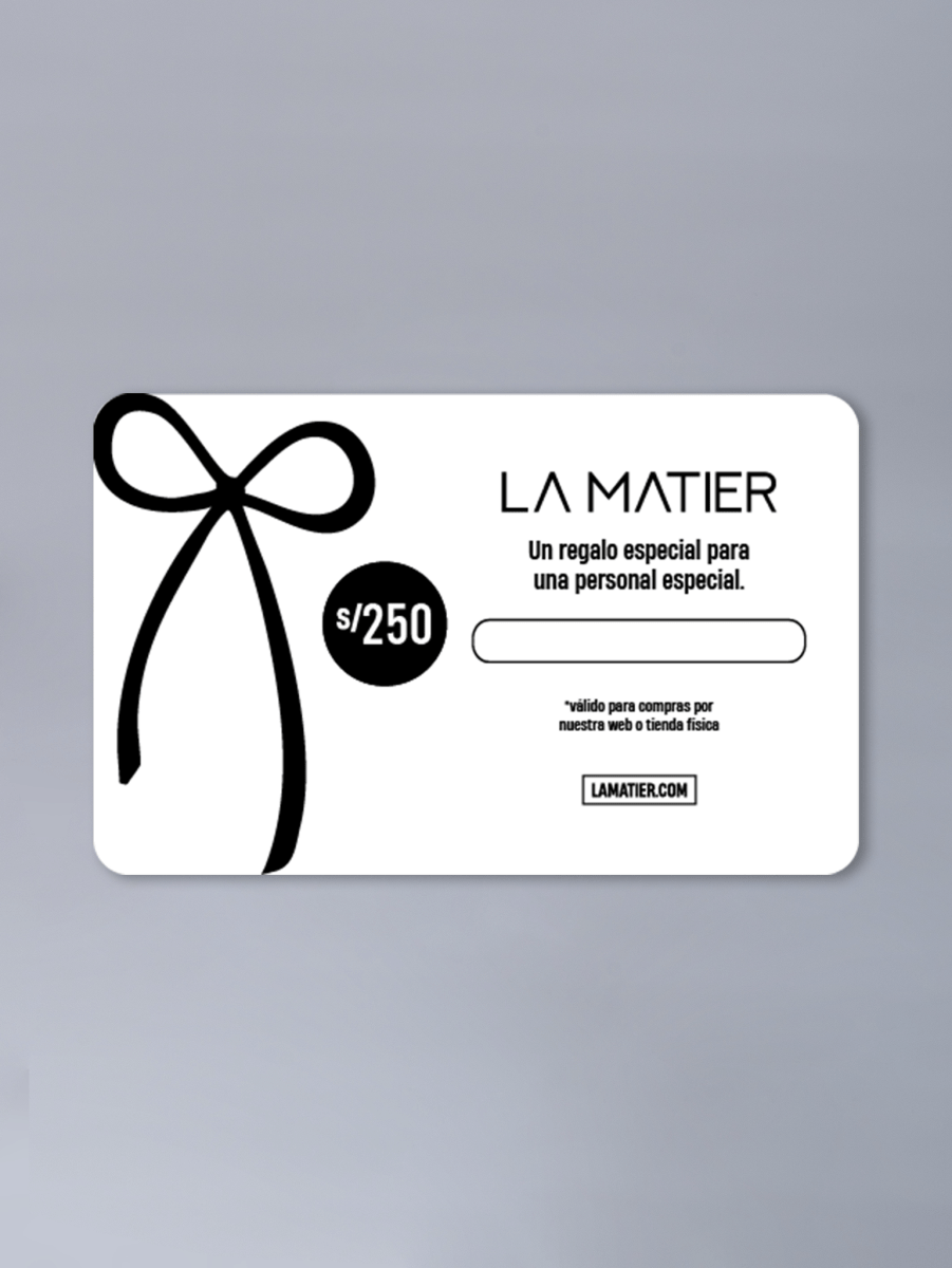Gift Card La Matier - regalo de La Matier