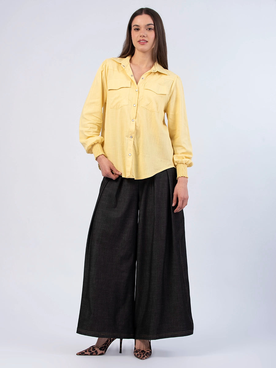 Palazzo Chambray Negro