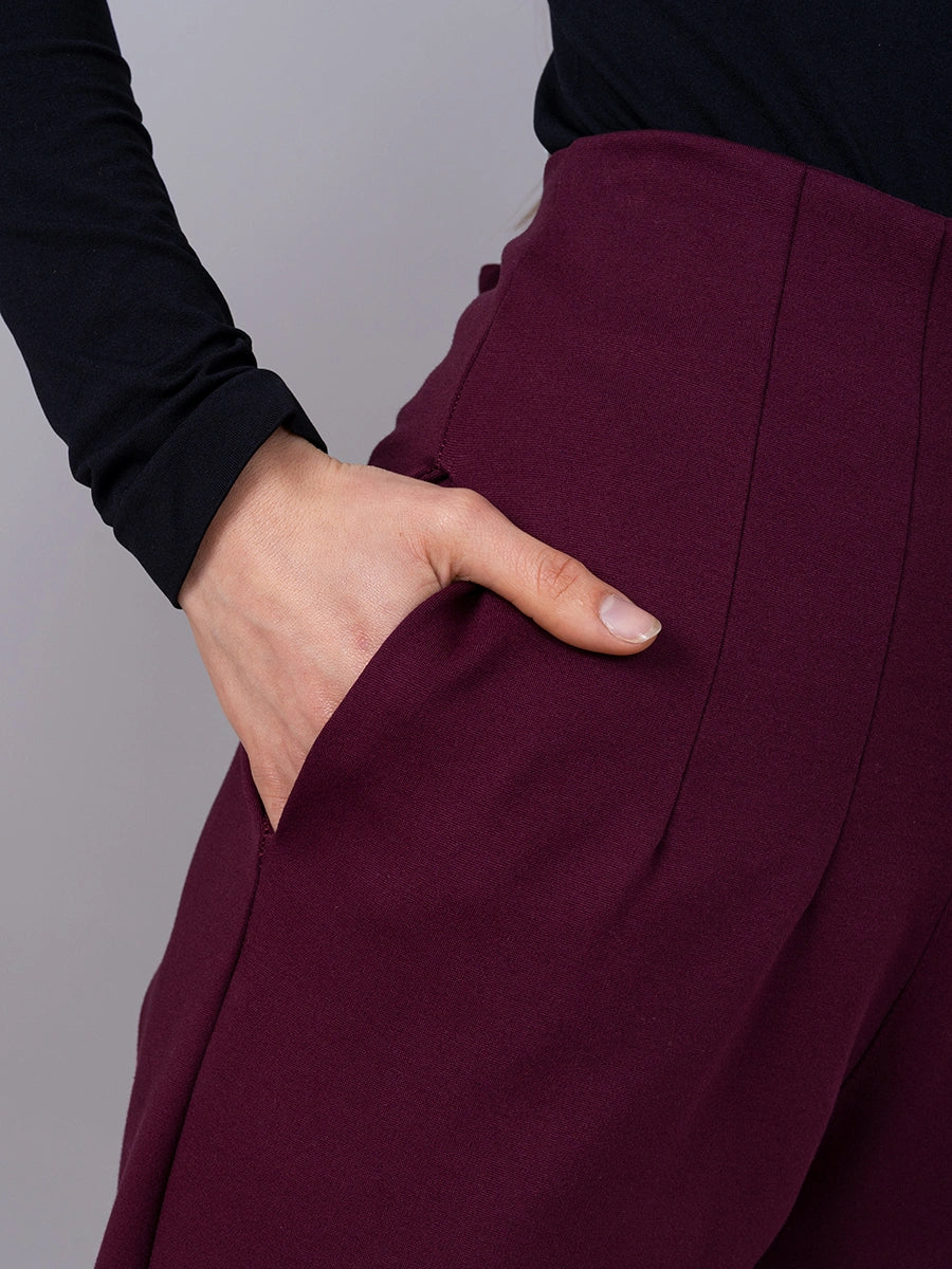 Pantalón Silvana Borgoña