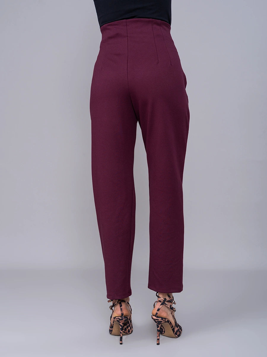 Pantalón Silvana Borgoña