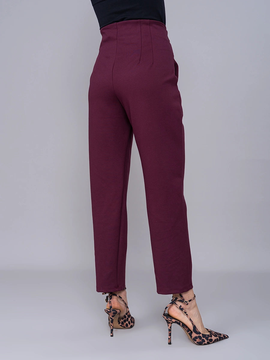 Pantalón Silvana Borgoña