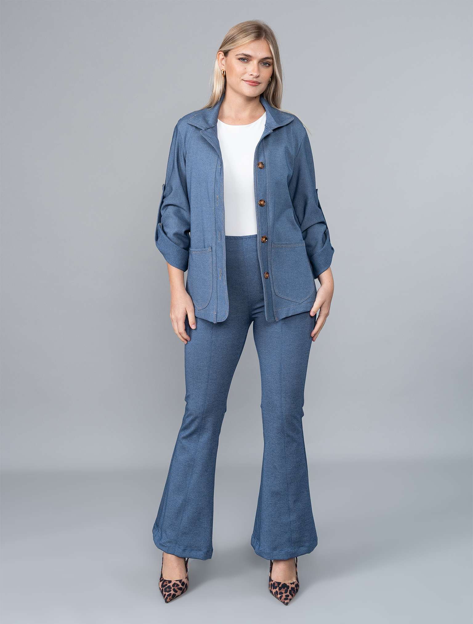 Pantalón Tamara en Chambray