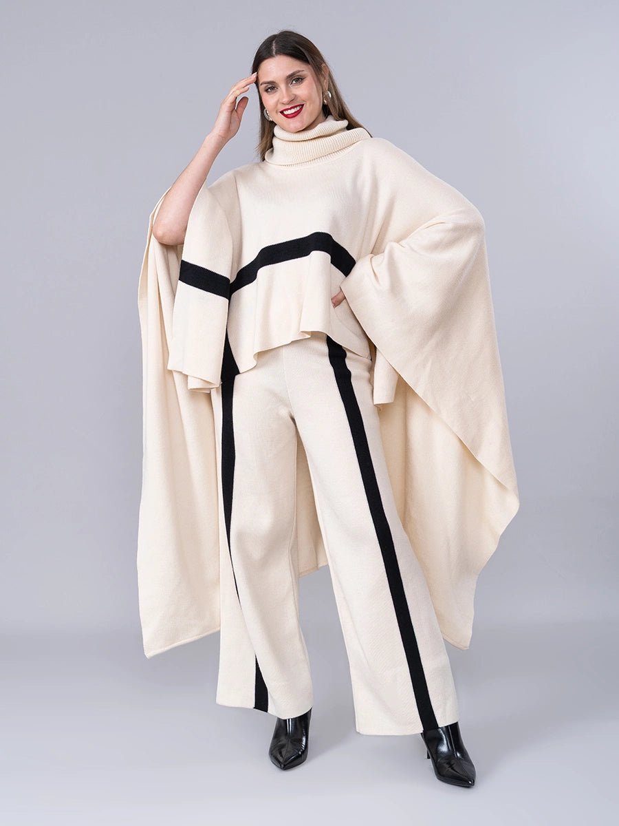 Pantalón Tejido Vane Crema - Pantalón de La Matier