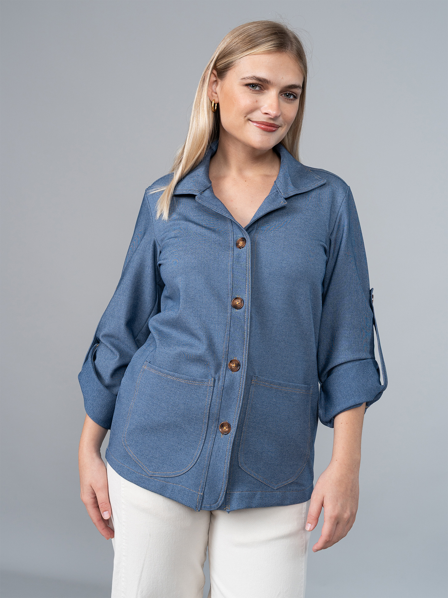 Saco Luciana Look Denim