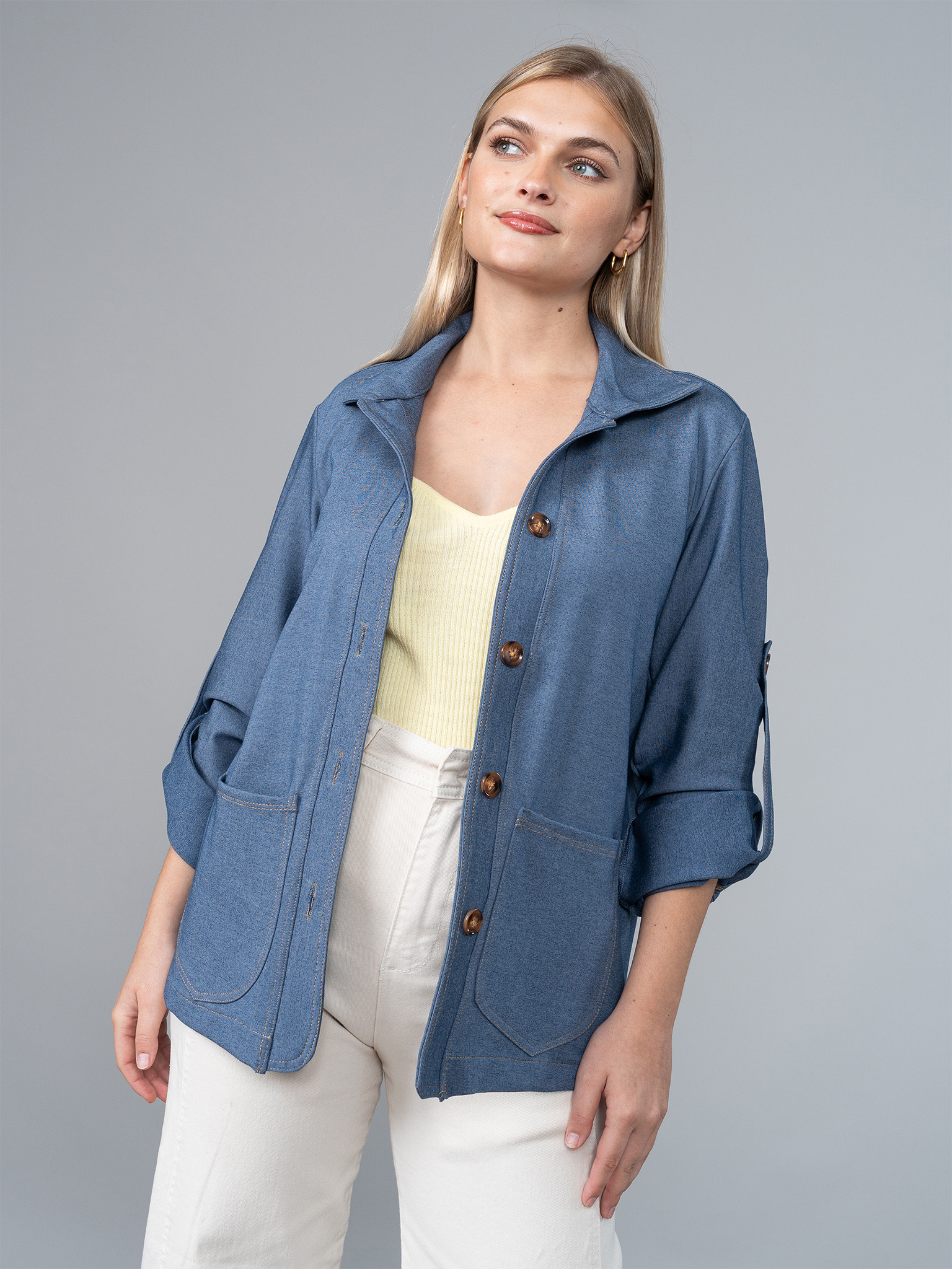 Saco Luciana Look Denim