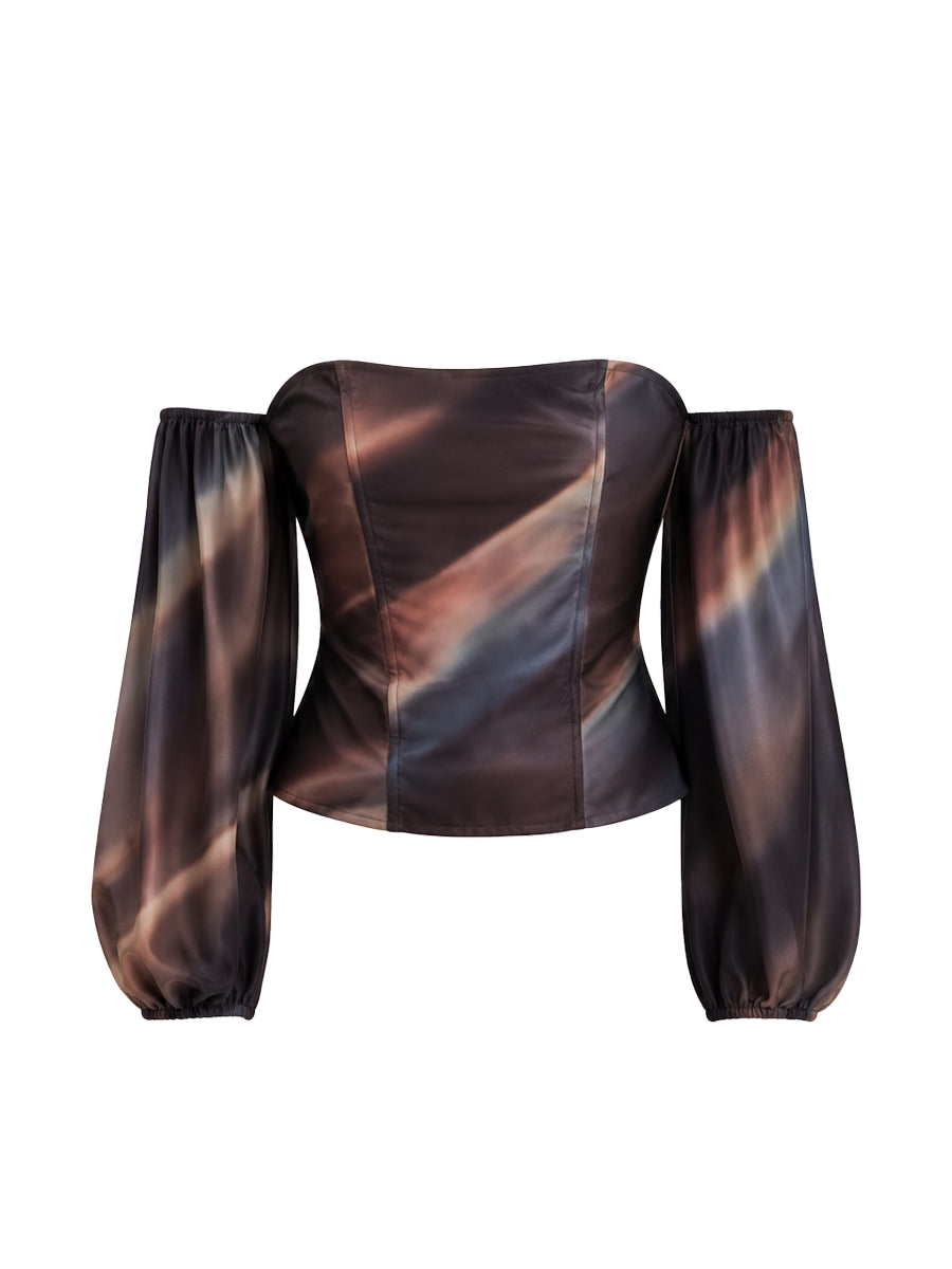 Blusa Top Aura Tie Dye