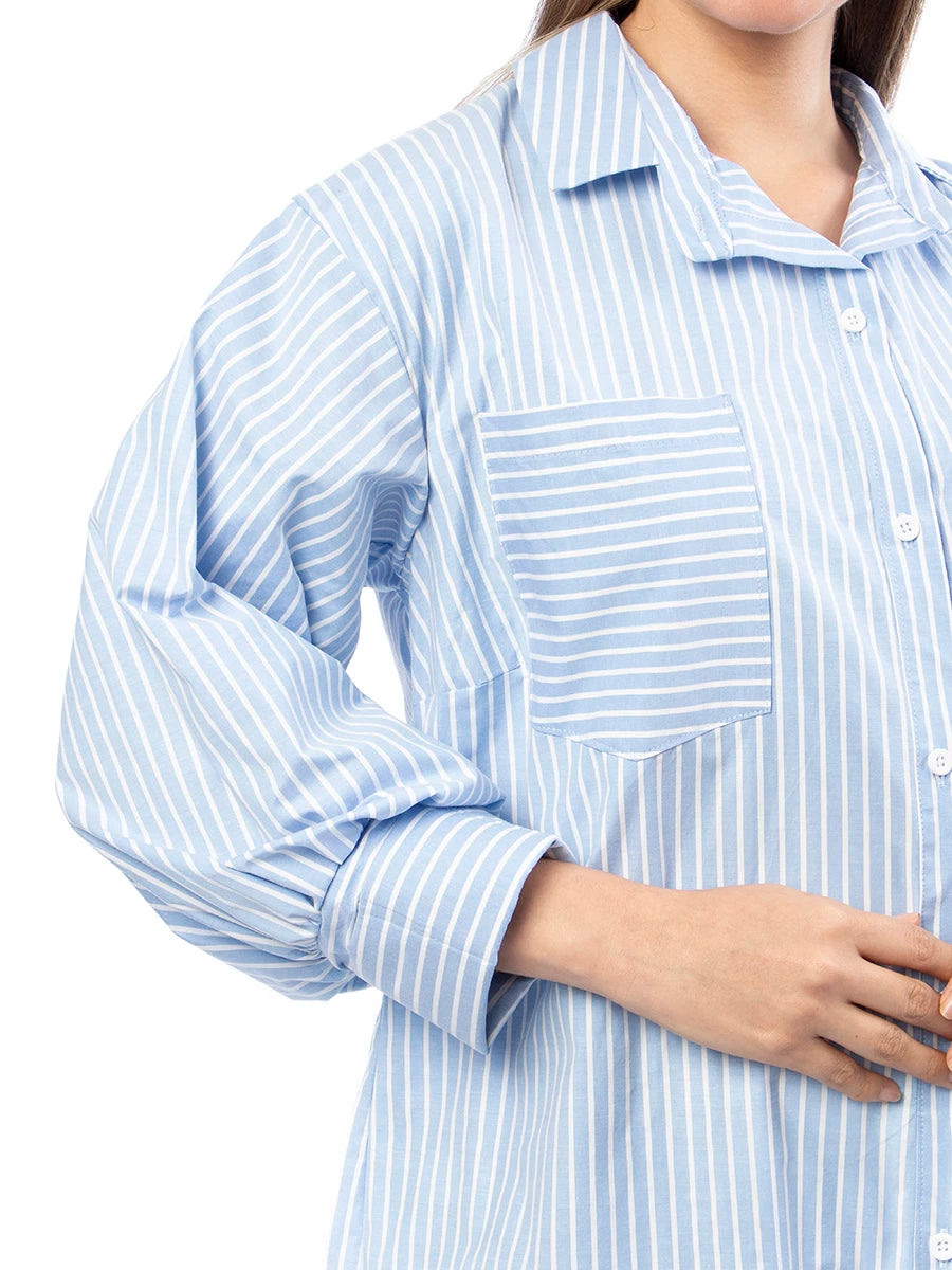 Vestido Camisero Rayas