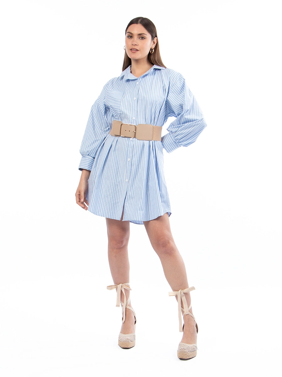 Vestido Camisero Rayas