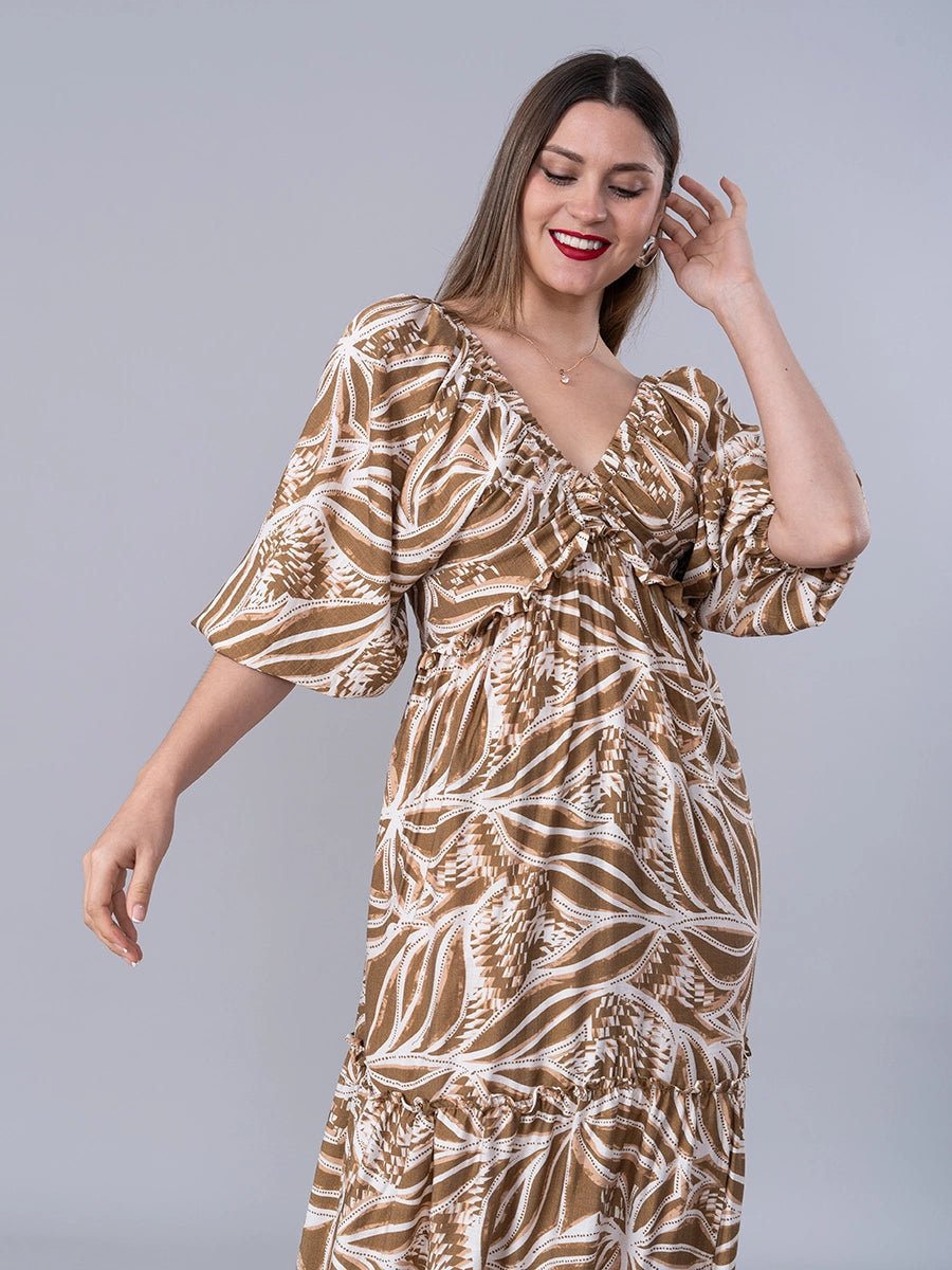 Vestido Cayetana Estampado - Vestido de La Matier