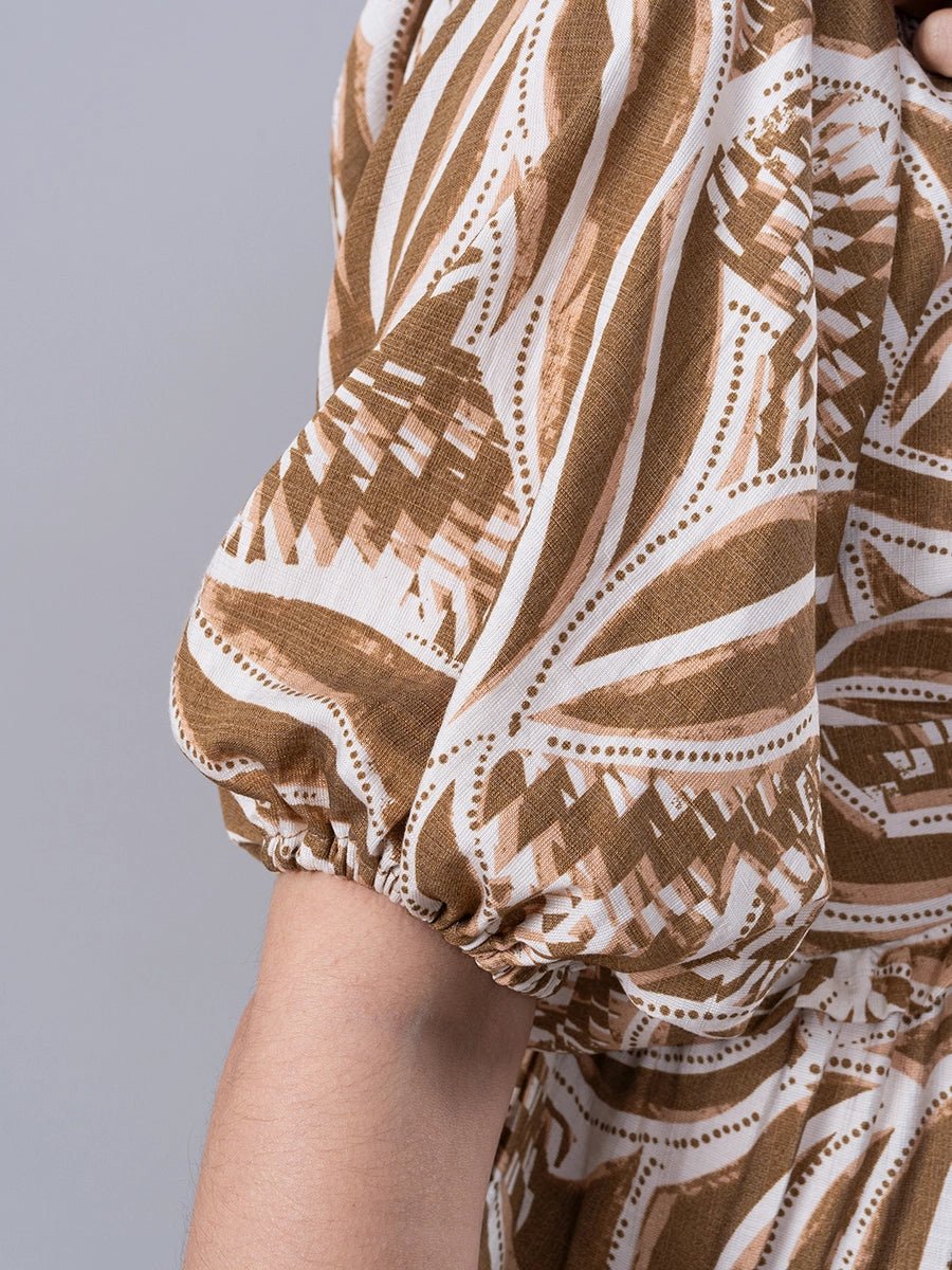 Vestido Cayetana Estampado - Vestido de La Matier