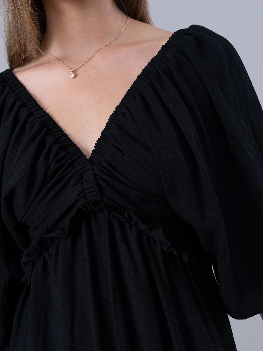 Vestido Cayetana Negro - Vestido de La Matier