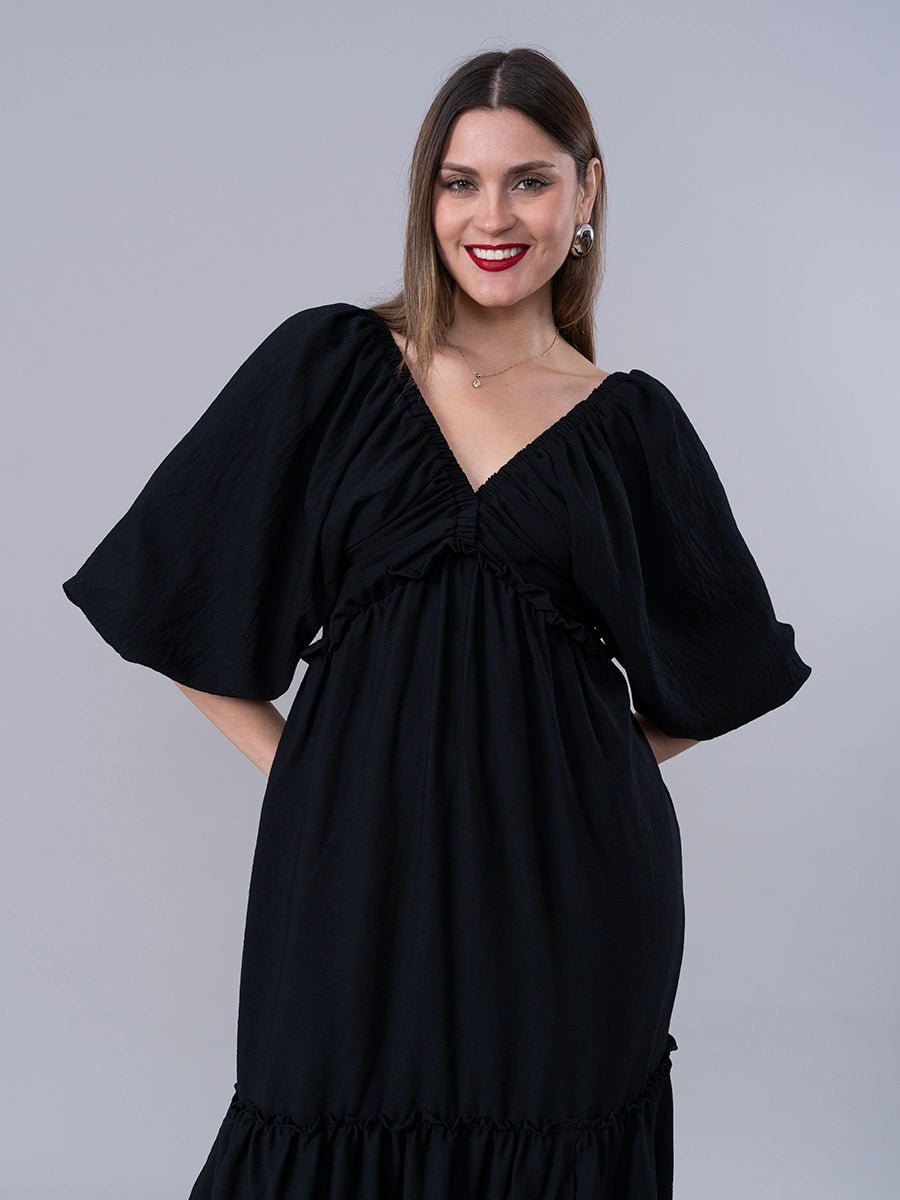 Vestido Cayetana Negro - Vestido de La Matier