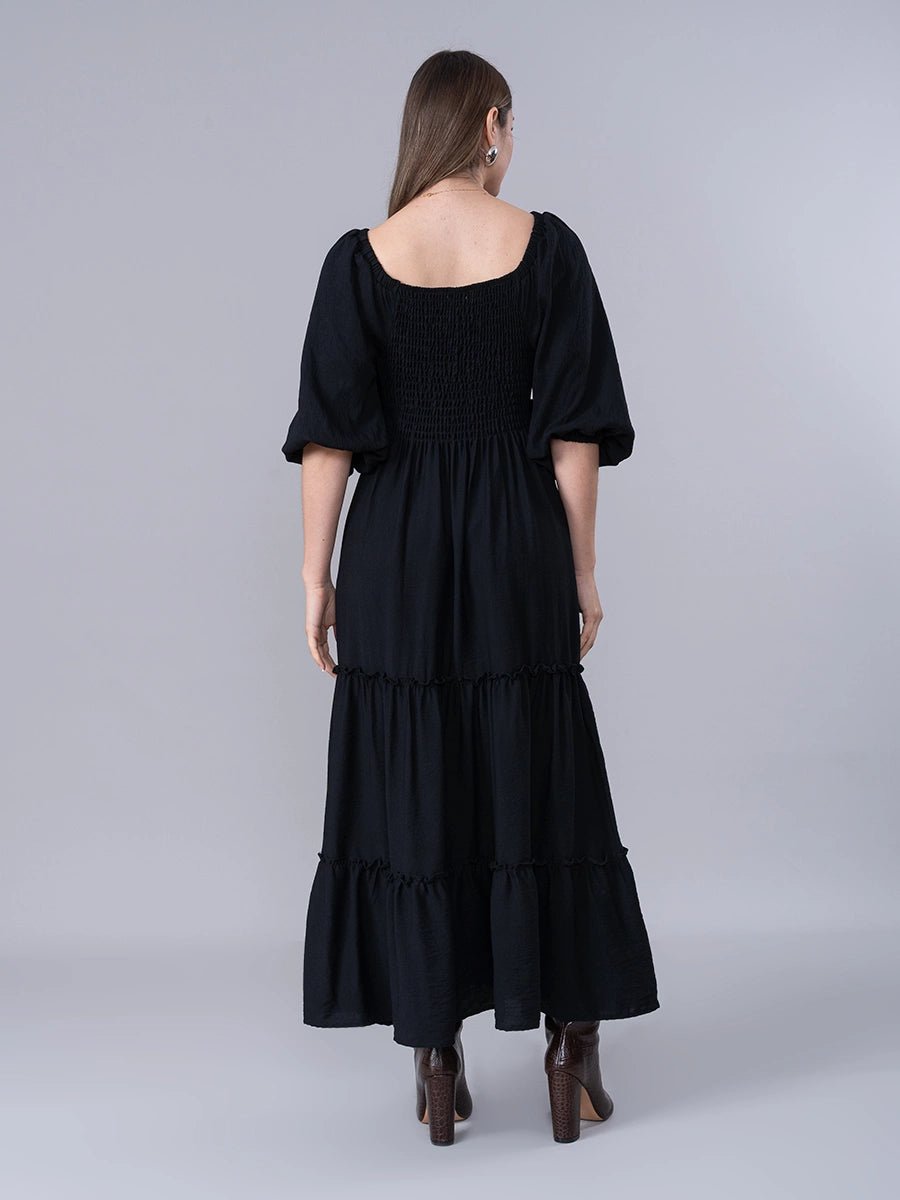 Vestido Cayetana Negro - Vestido de La Matier