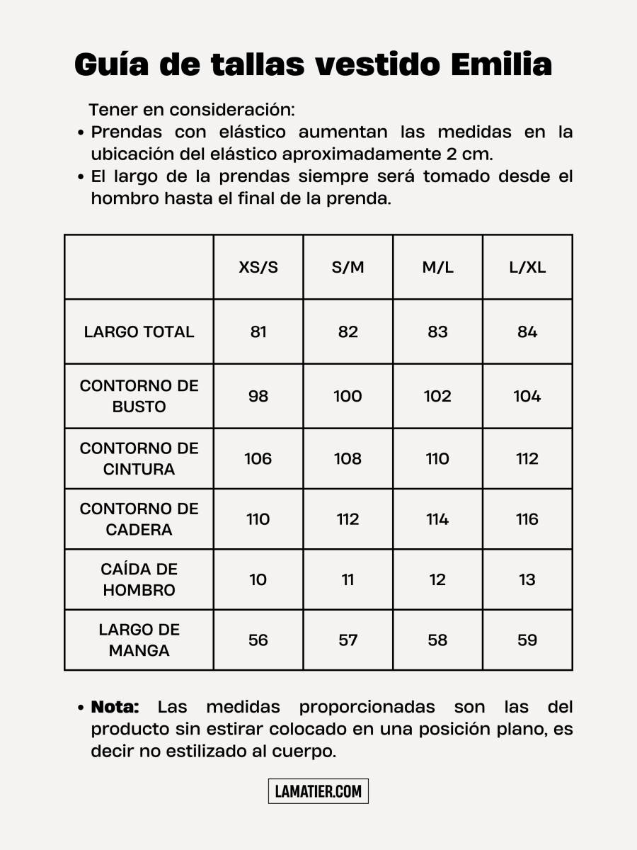 Vestido Corto Emilia Marrón - Vestido de La Matier