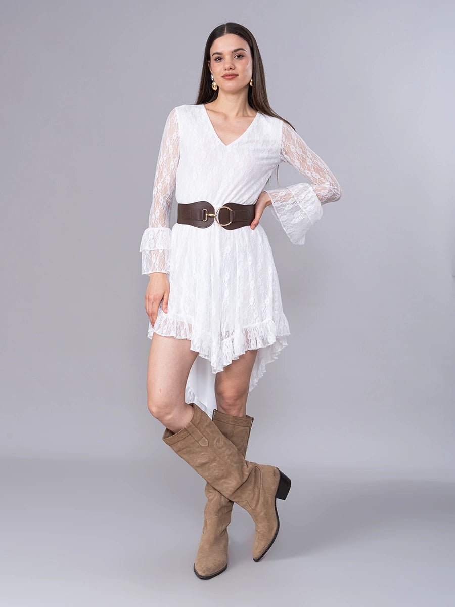 Vestido Dalia Blanco - Vestido de La Matier