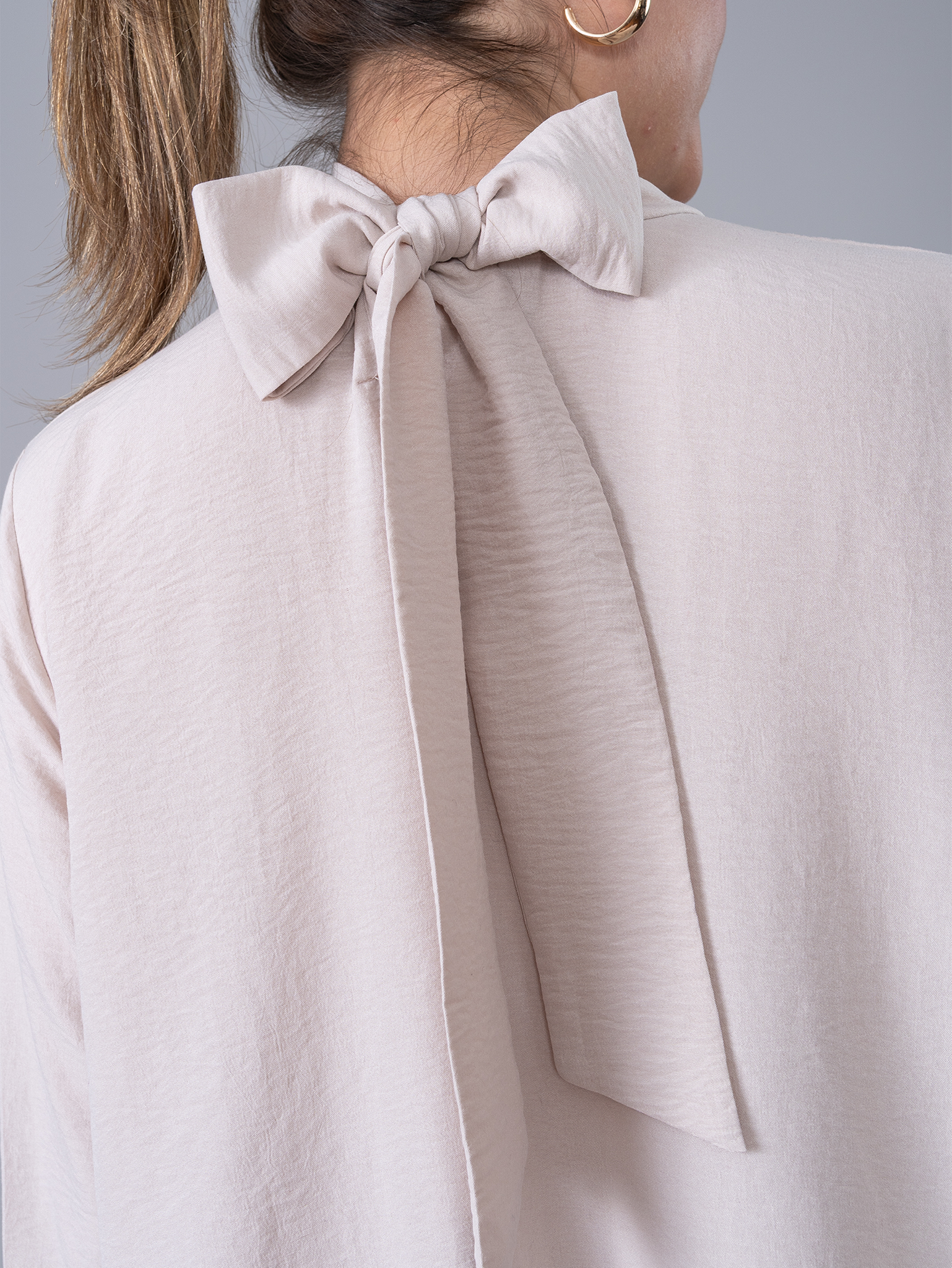 Vestido Corto Emilia Beige