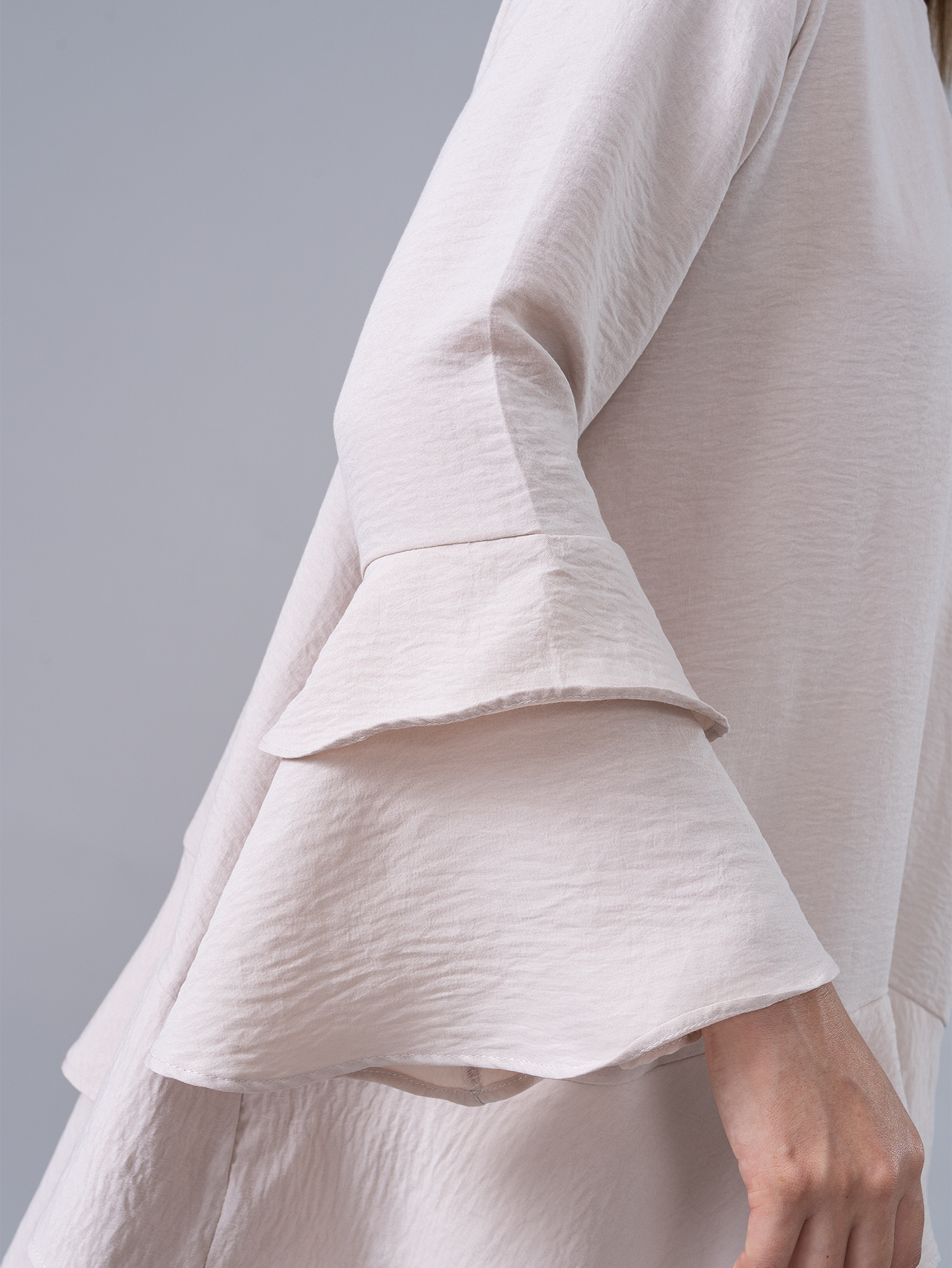 Vestido Corto Emilia Beige