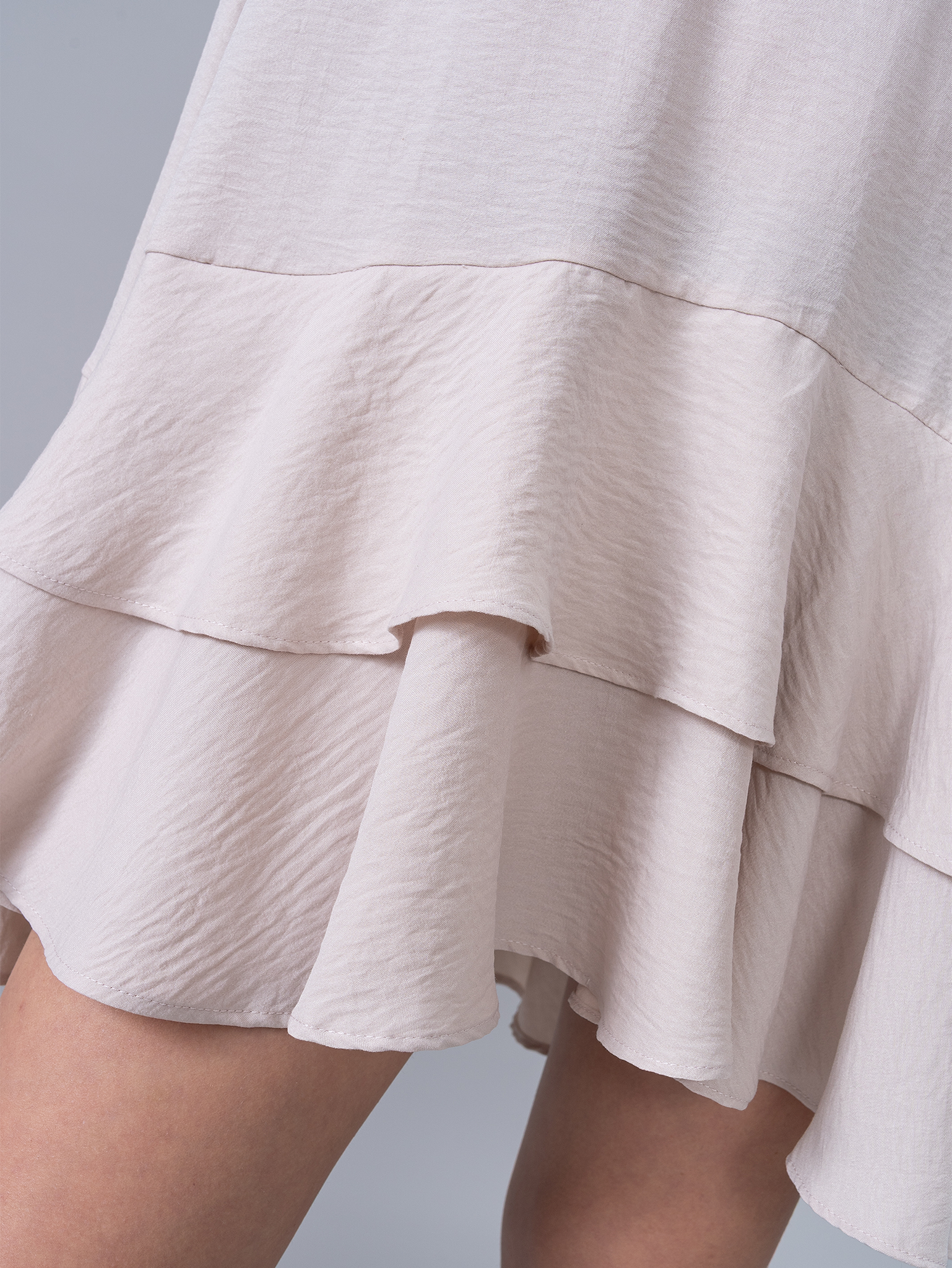 Vestido Corto Emilia Beige
