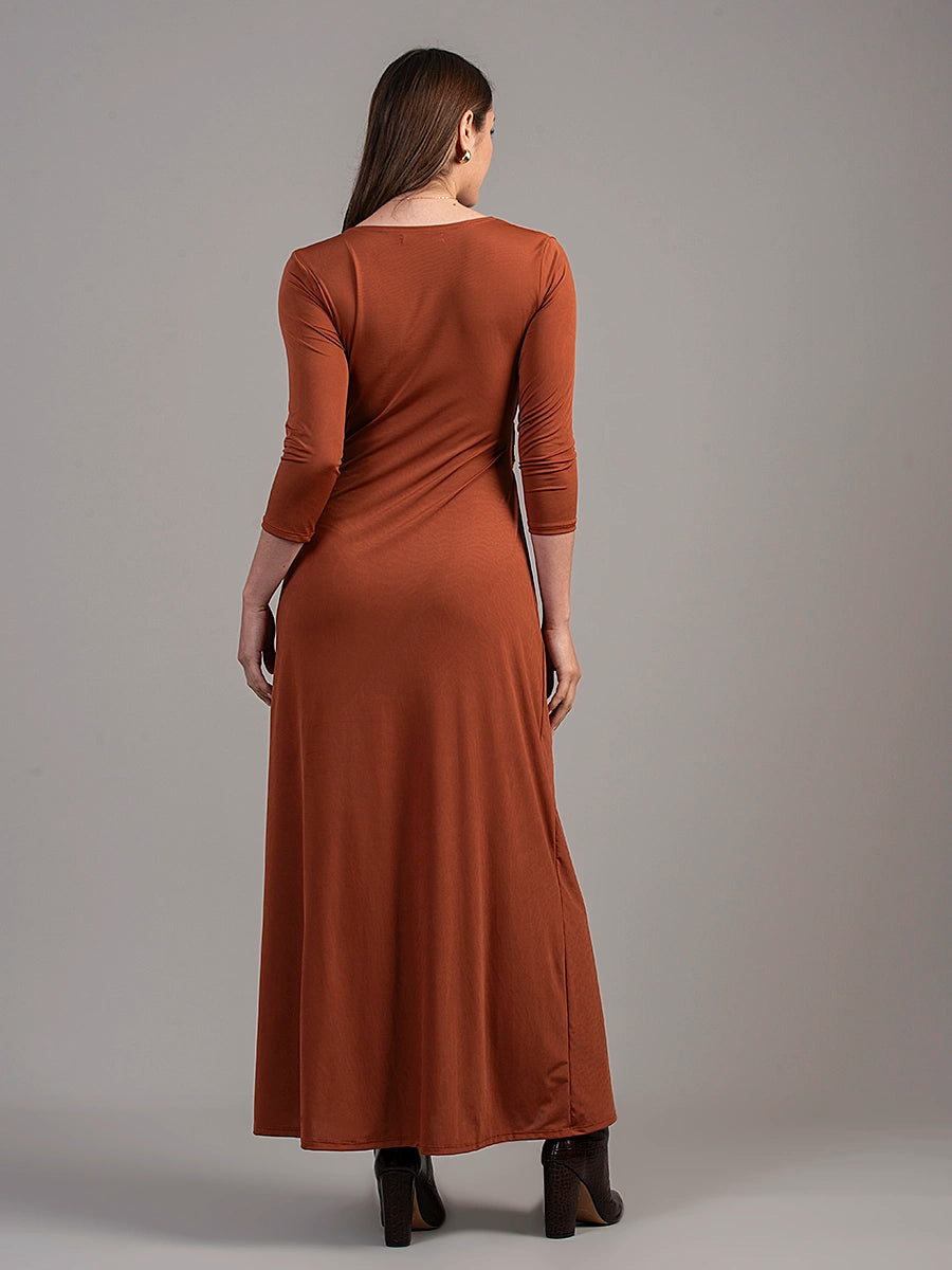 Vestido Luciana Ocre
