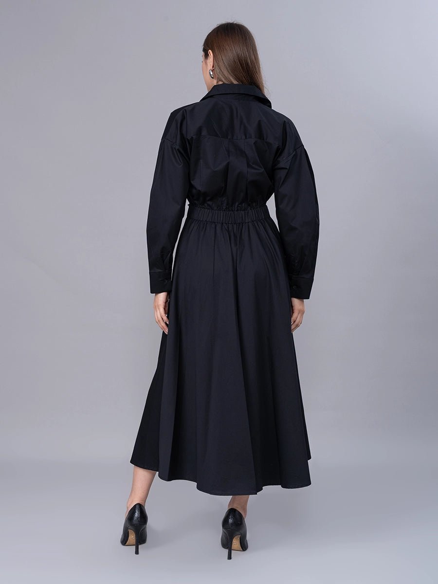 Vestido Renata Negro - Vestido de La Matier