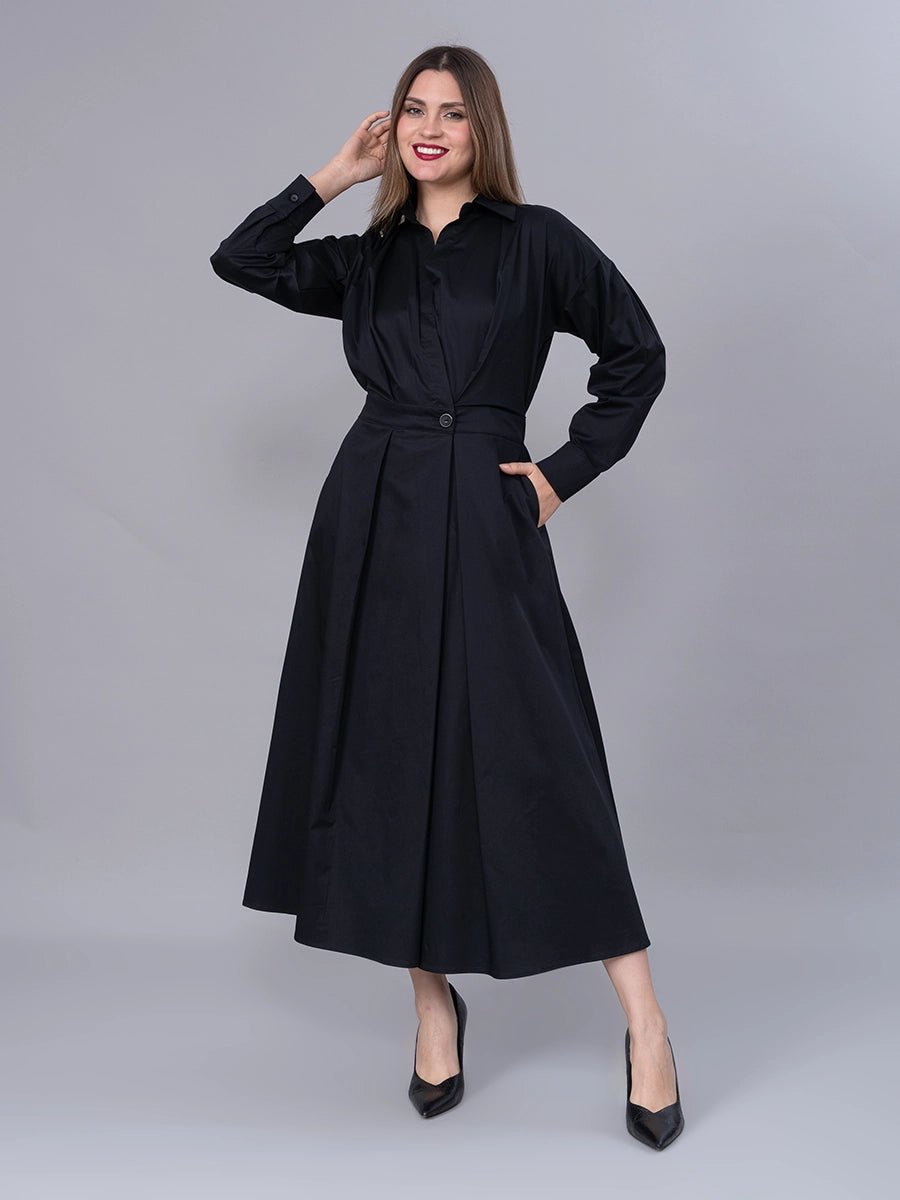 Vestido Renata Negro - Vestido de La Matier