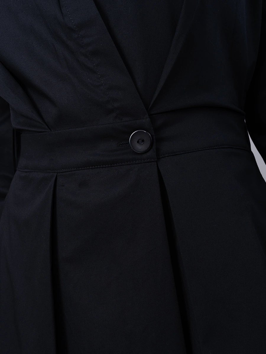 Vestido Renata Negro - Vestido de La Matier