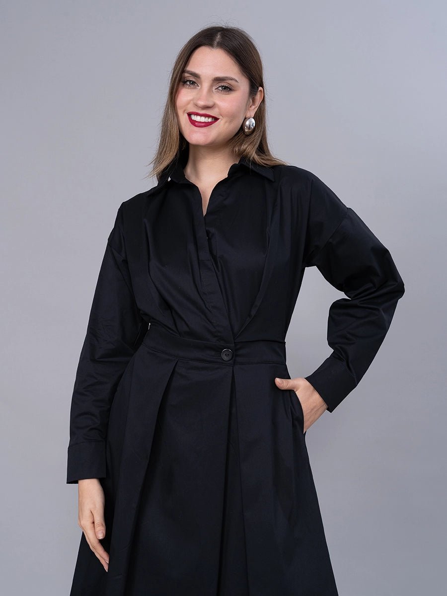 Vestido Renata Negro - Vestido de La Matier