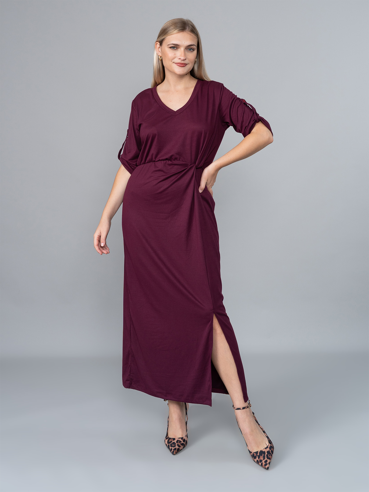 Vestido Vera Guinda en Tuvalu
