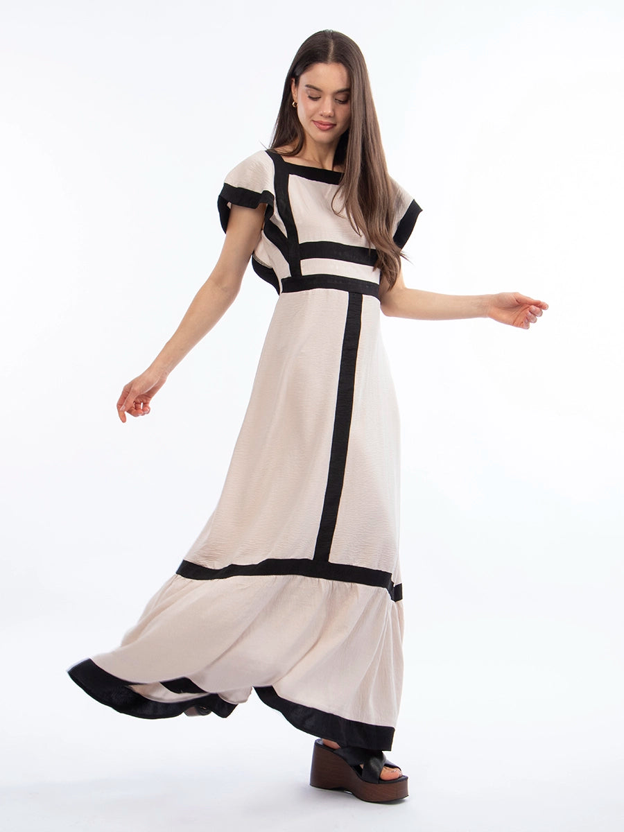 Vestido Karlotta Beige